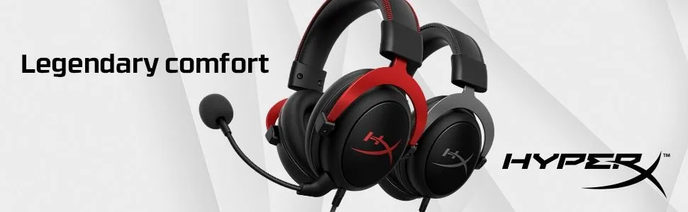 سماعة ألعاب HyperX Cloud II - أسود / أحمر