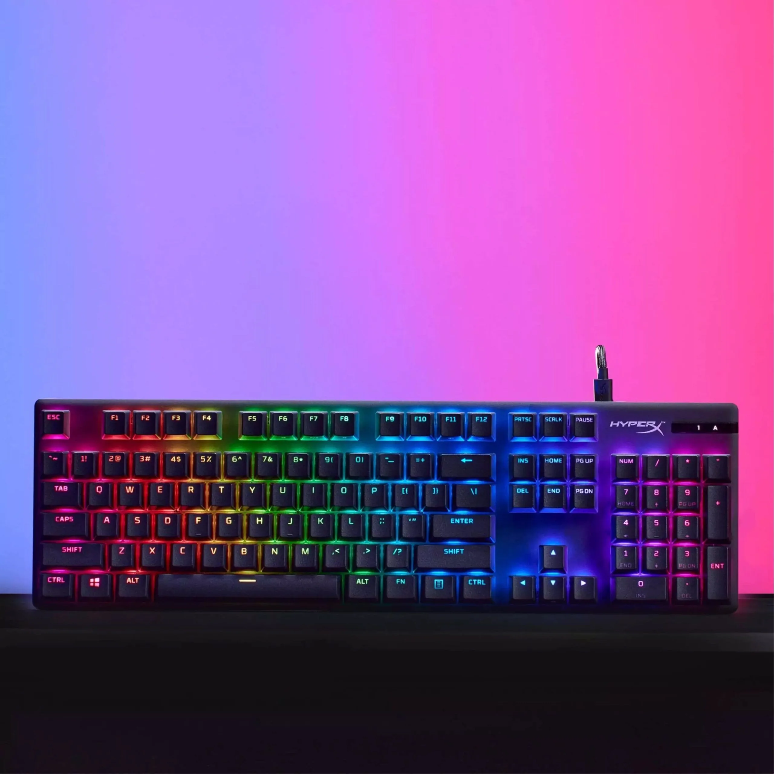 كيبورد ألعاب ميكانيكي HyperX Alloy Origins PBT