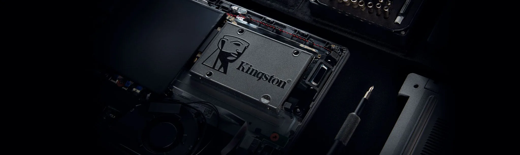 قرص SSD داخلي Kingston A400 سعة 240GB بواجهة SATA 3 مقاس 2.5 بوصة