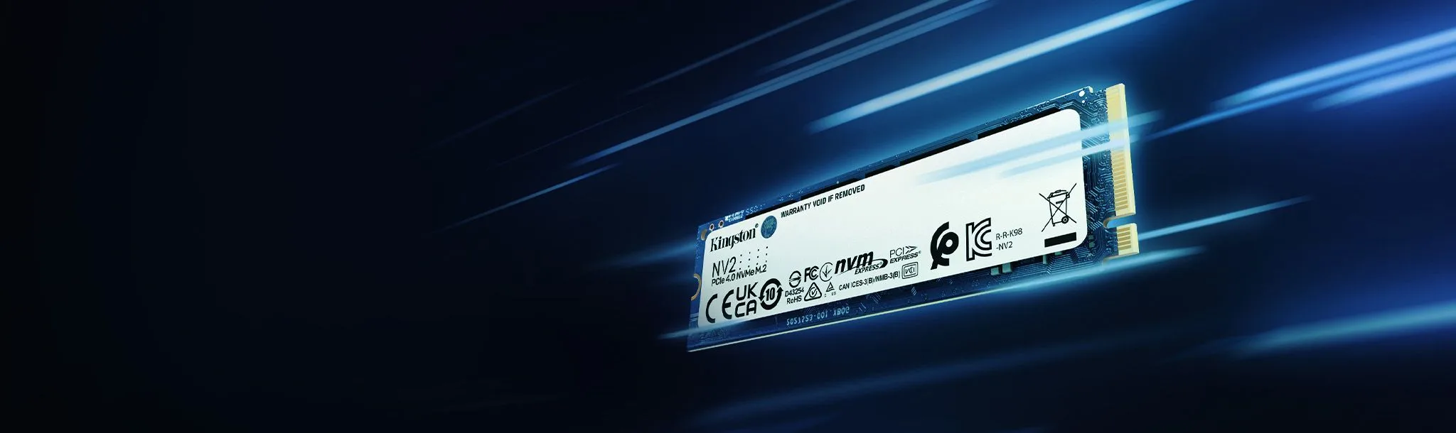 Kingston NV2 250GB M.2 2280 NVMe PCIe 4.0 Internal SSD Up to 3500 MB/s