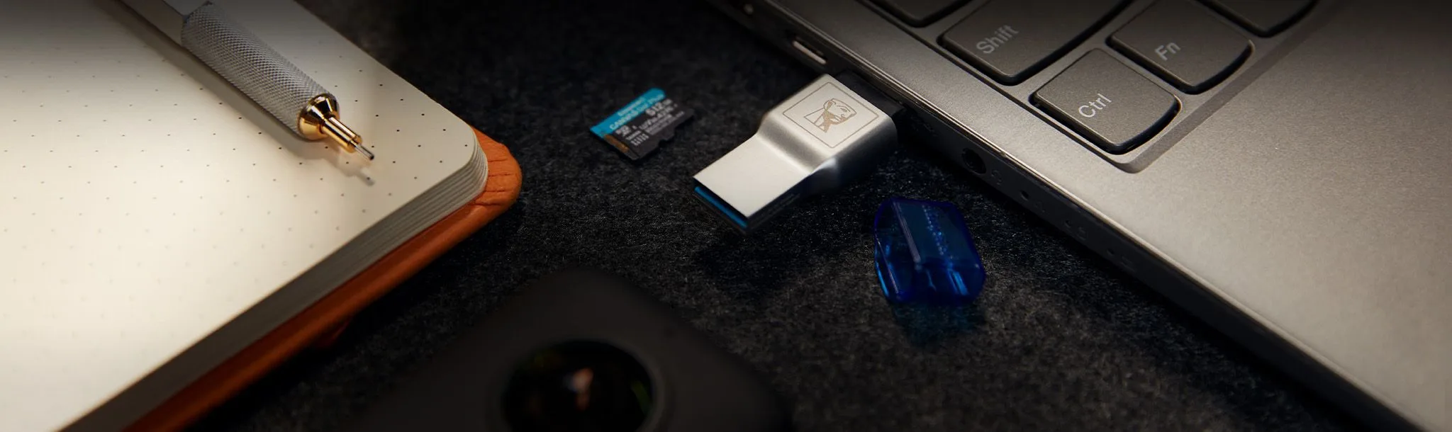 Kingston MobileLite Duo 3C Type-C & USB-A MicroSD Card Reader