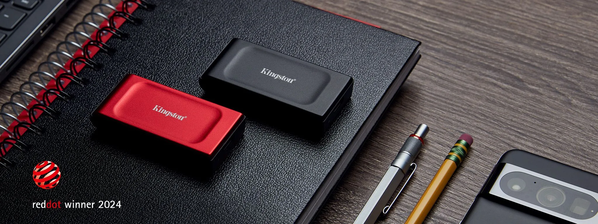 Kingston XS1000 2TB External SSD High Performance 3.2Gen 2 Type-C to USB-A Cable