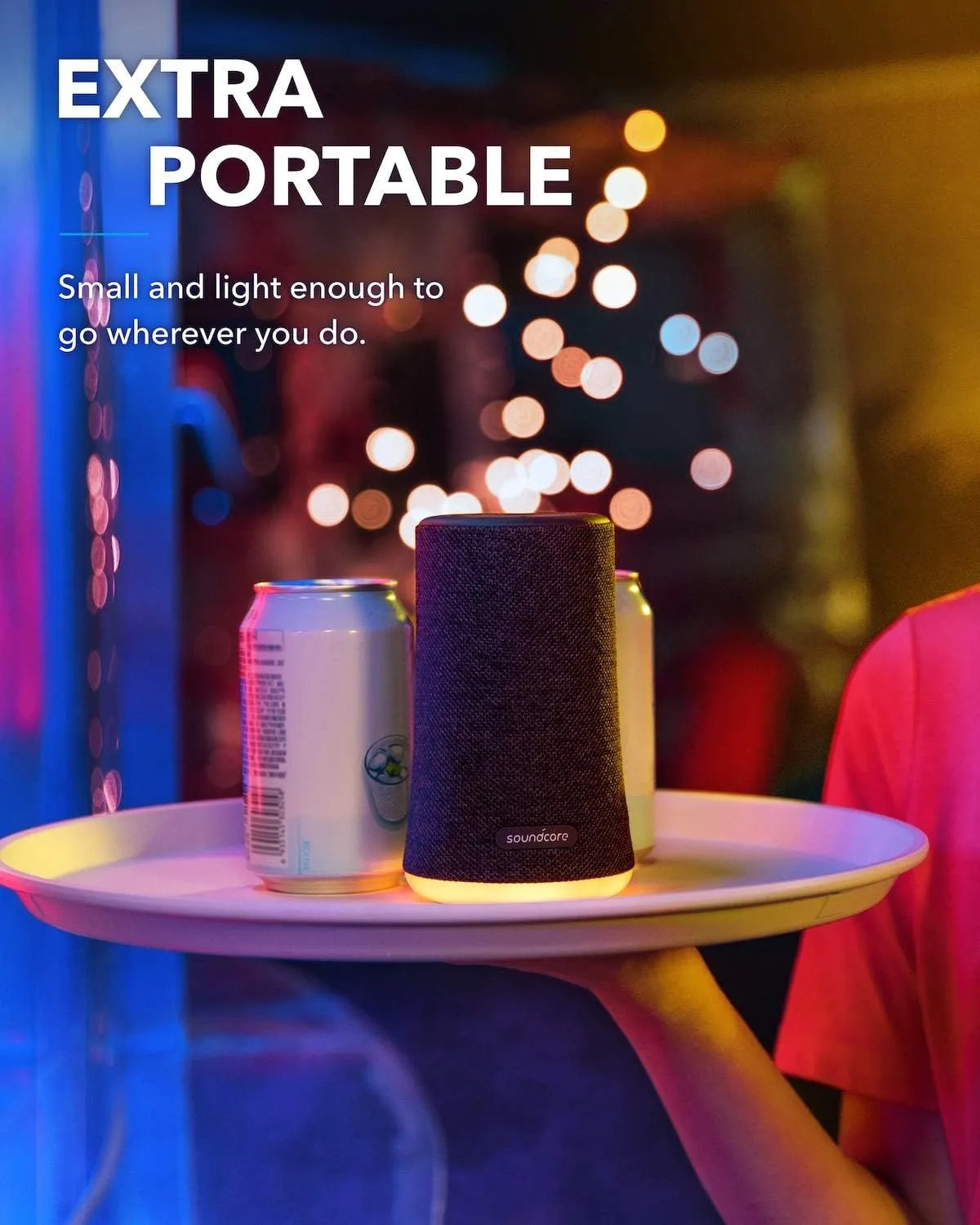 سماعة Anker Soundcore Flare Mini محمولة مقاومة للماء - أزرق