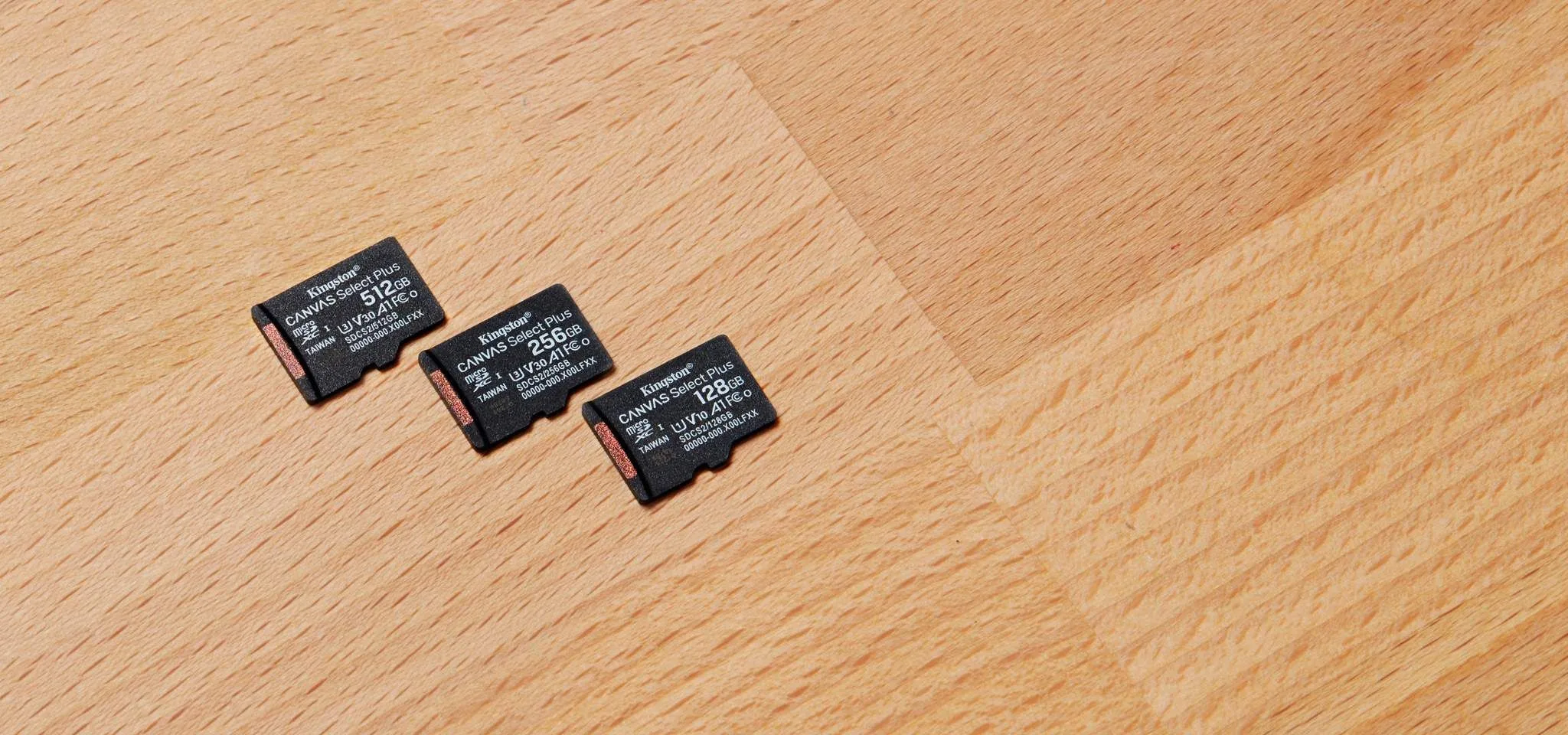 بطاقة ذاكرة MicroSD من Kingston Canvas Select Plus سعة 128GB فئة A1 C10 مع محوّل - SDCS2/128GB