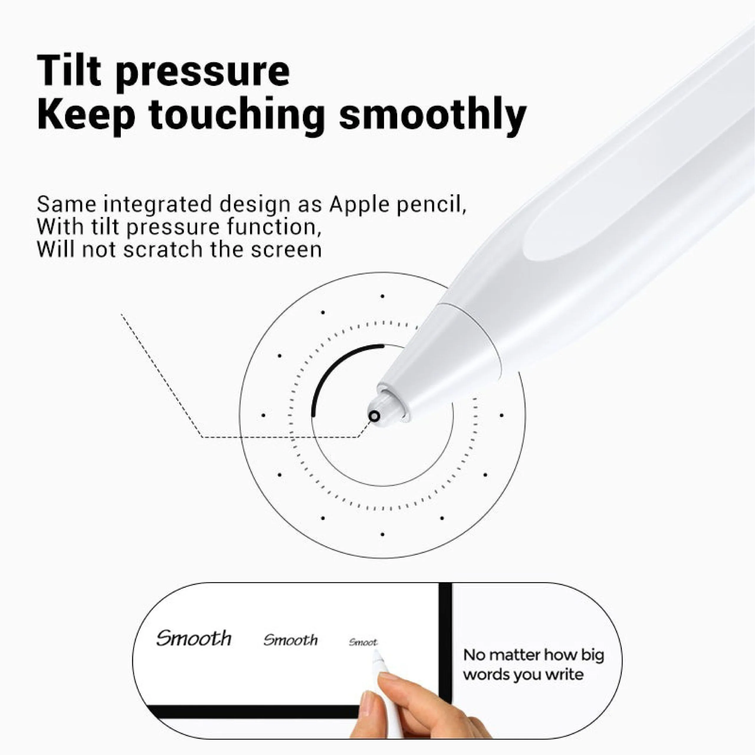 Joyroom K12 Digital Active Stylus Pen for iOS - White