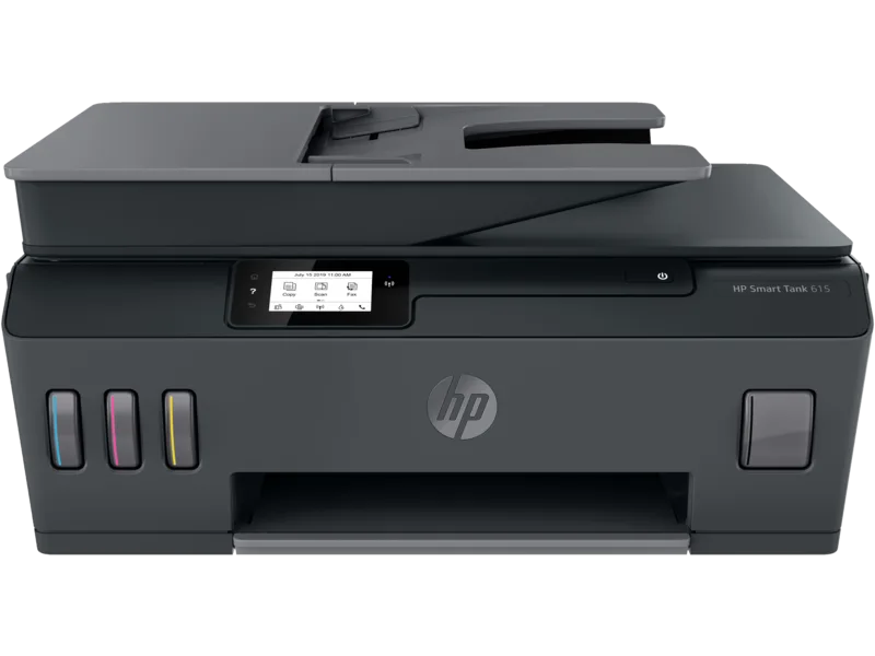 طابعة HP Smart Tank 615 لاسلكية متعددة الوظائف ملونة مع وحدة تغذية ADF - Y0F71A