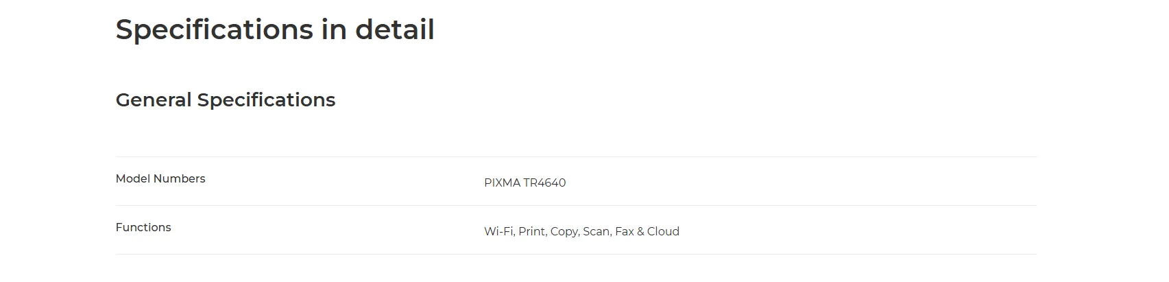 طابعة نافثة للحبر Canon PIXMA TR4640 ملونة A4 مع وحدة تغذية ADF وطباعة على الوجهين وWi-Fi - دقة 4800×1200