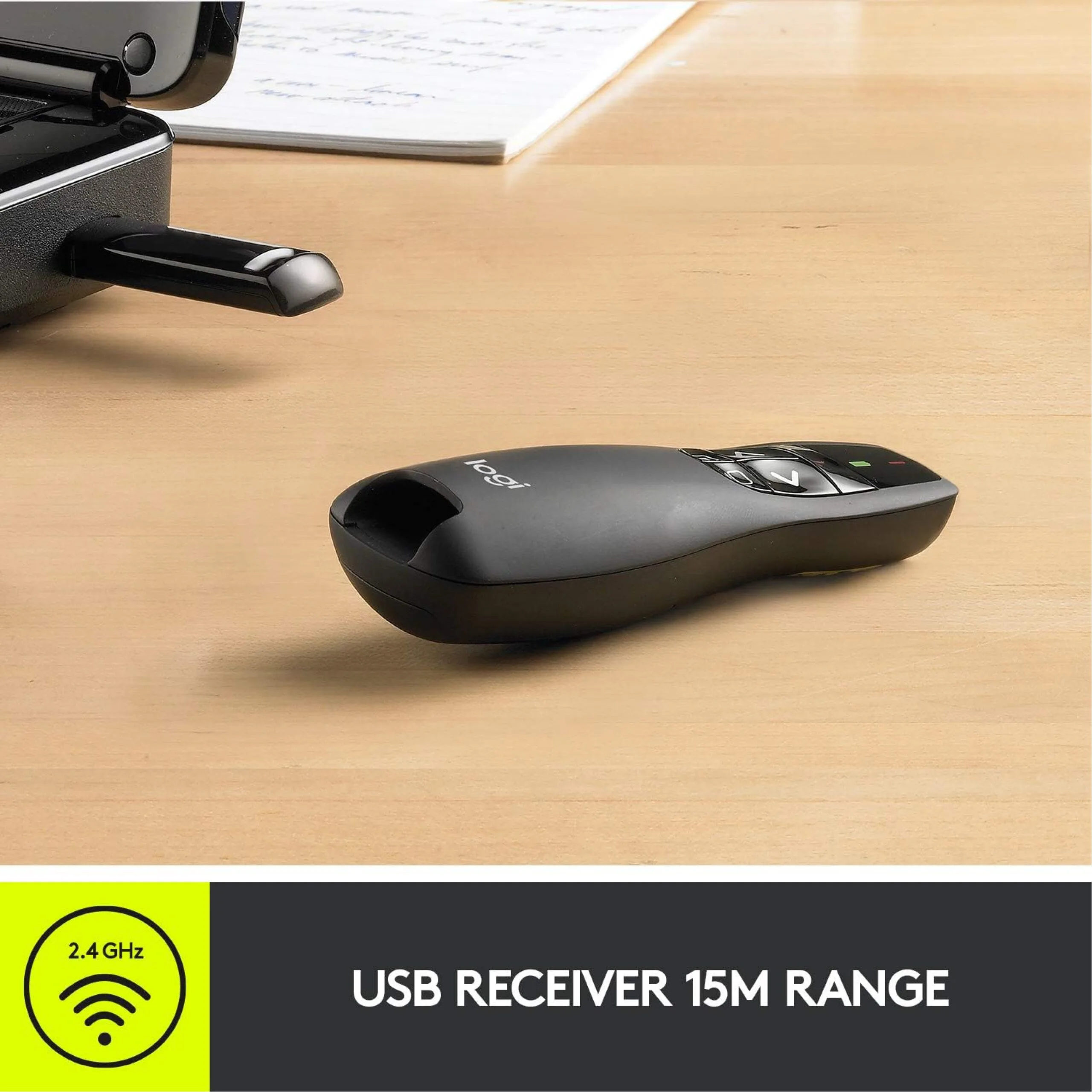 مؤشر عرض ليزري لاسلكي Logitech R400