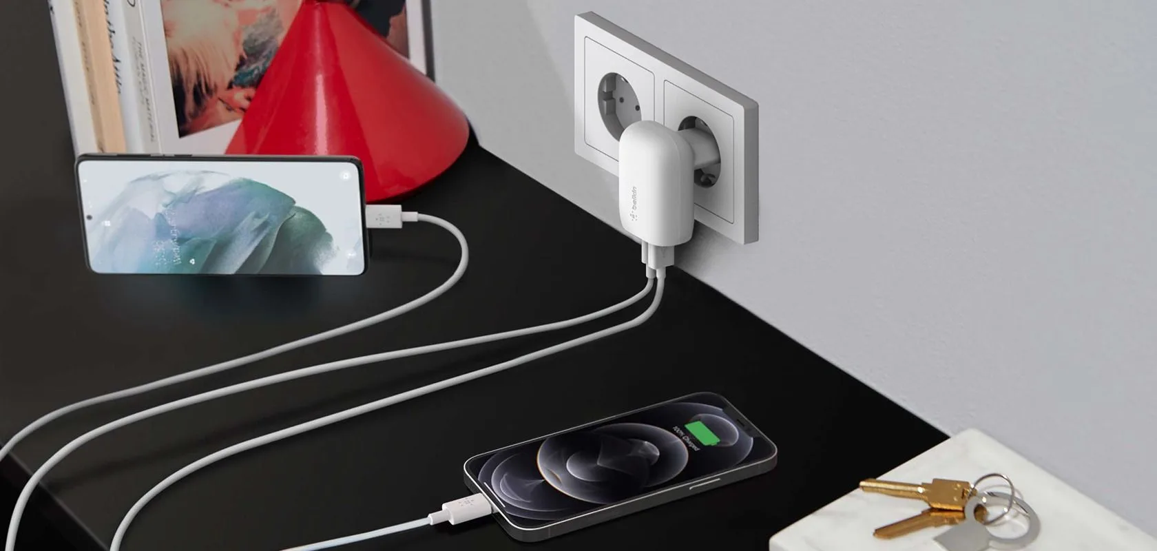 Belkin USB-C + USB-A Charger With PPS - 37W