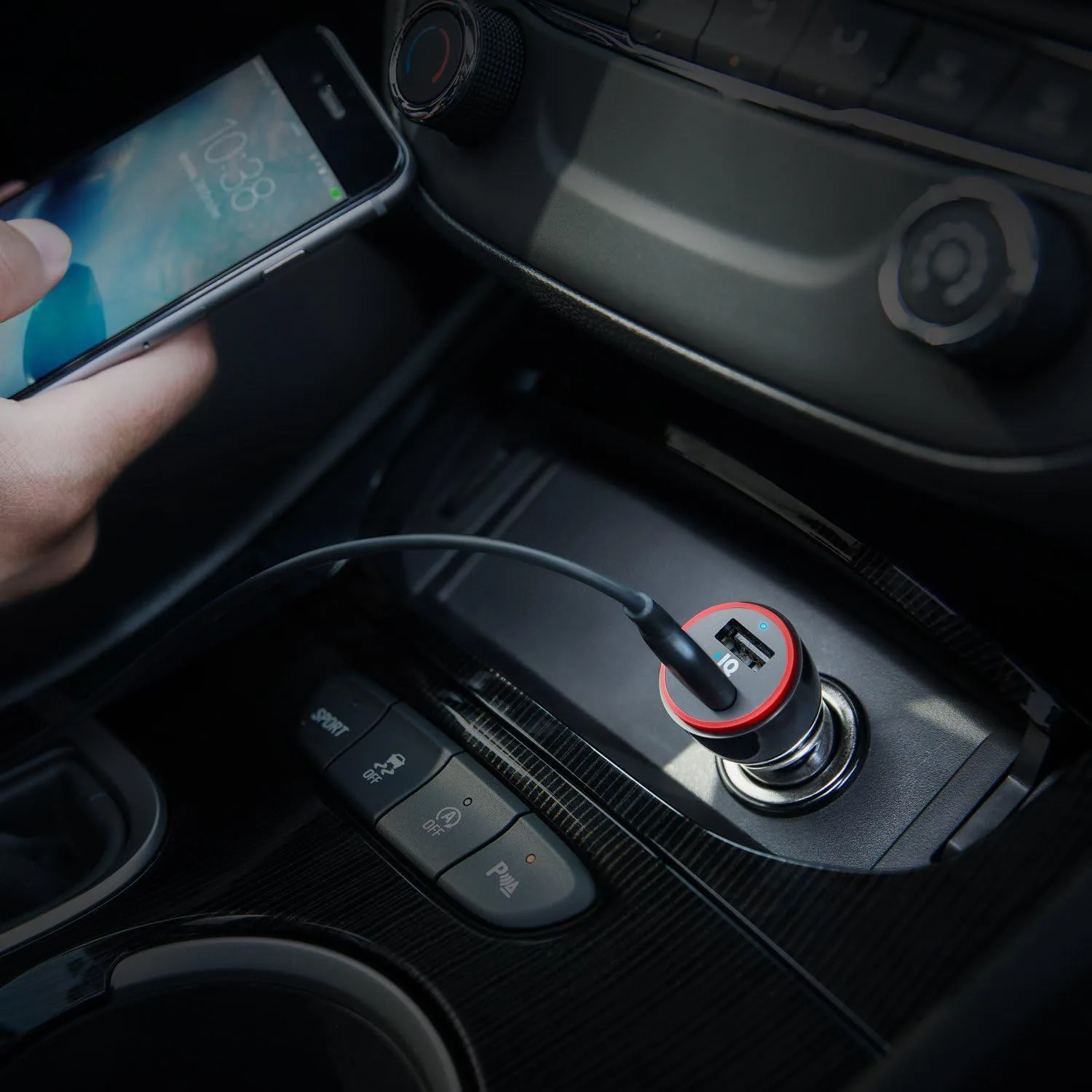 شاحن سيارة Anker PowerDrive 2 بمنفذي USB-A - تيار 4.8 أمبير