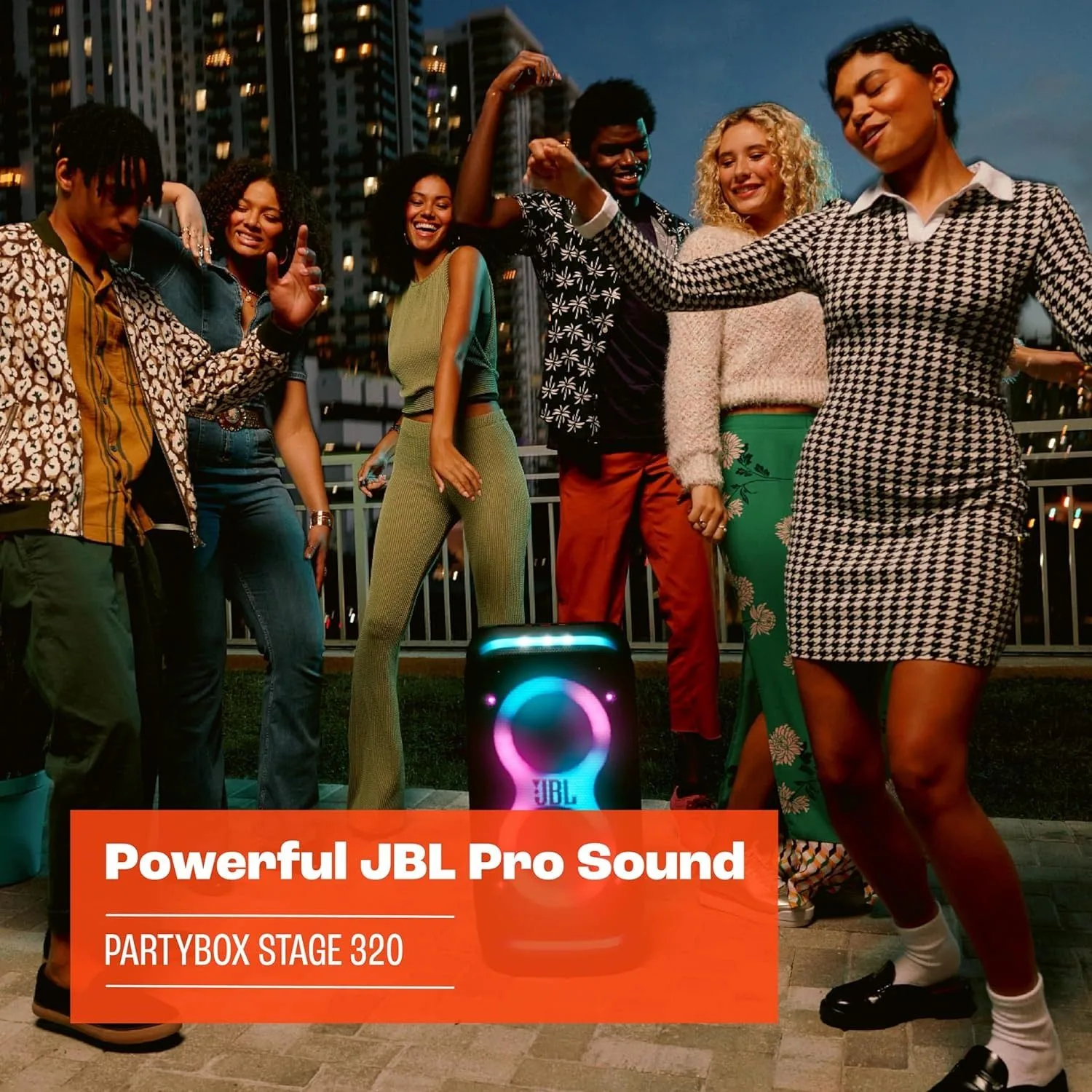 سماعة حفلات لاسلكية محمولة JBL PartyBox Stage 320