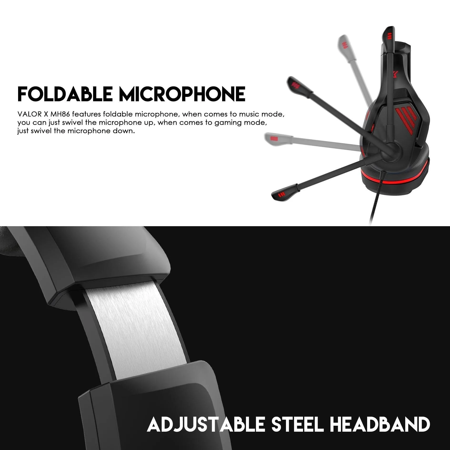 سماعة ألعاب Fantech Valor MH86
