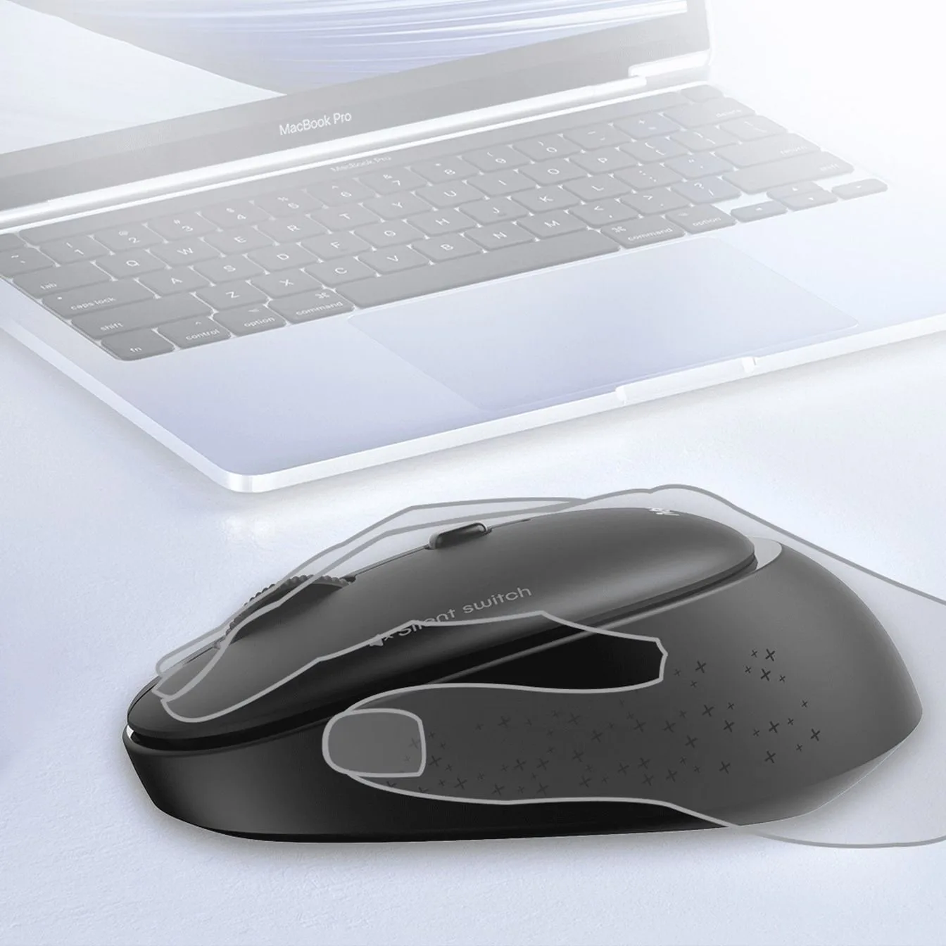 ماوس لاسلكي صامت Meetion R571