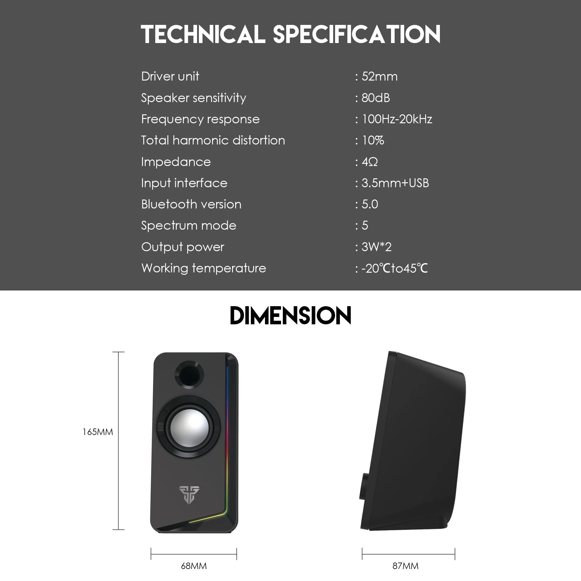سماعة ألعاب Fantech GS302 ALEGRO بإضاءة RGB وبلوتوث