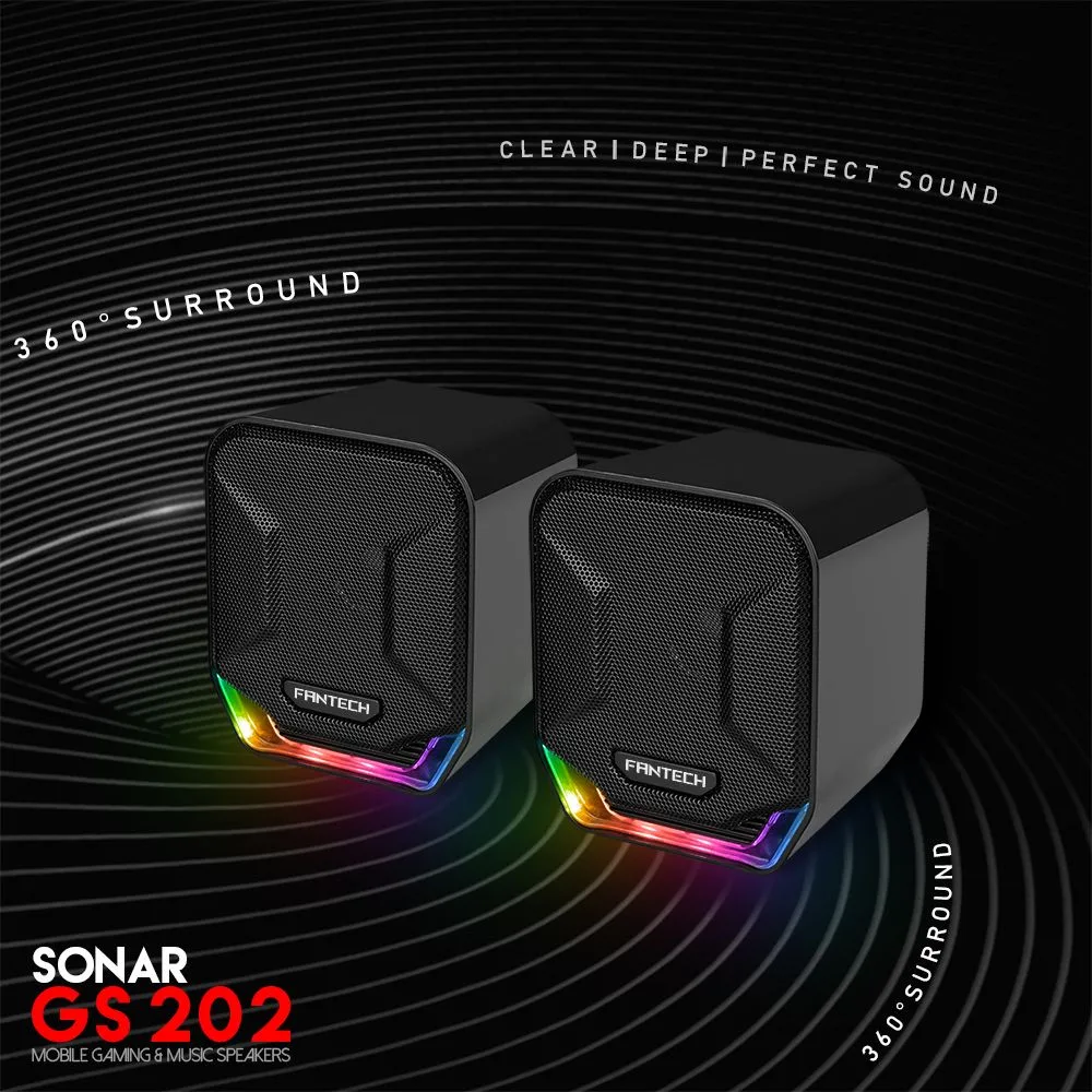 سماعة ألعاب وموسيقى Fantech SONAR GS202