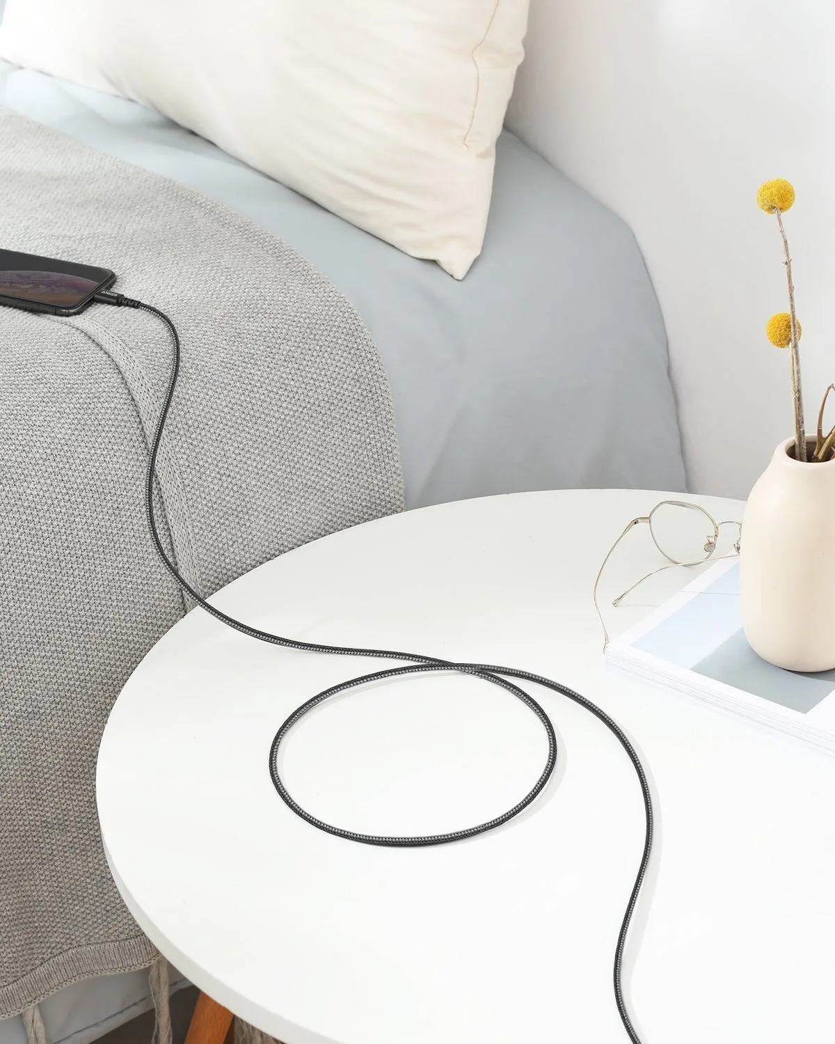 كابل Anker PowerLine Select+ من USB-C إلى Lightning من النايلون المتين - 1.8 متر
