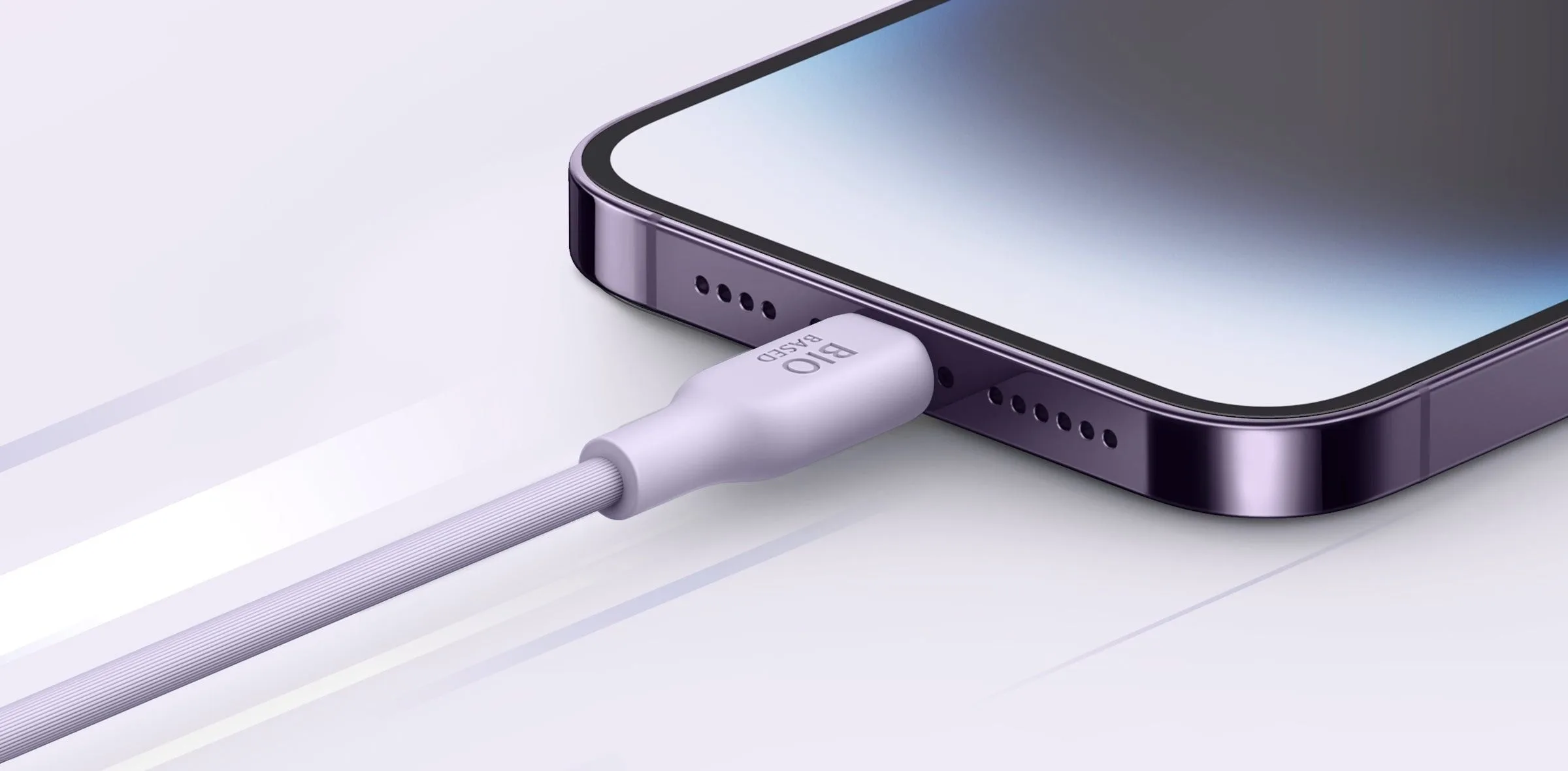 كابل Anker 542 من USB-C إلى Lightning من مواد حيوية - 0.9 متر