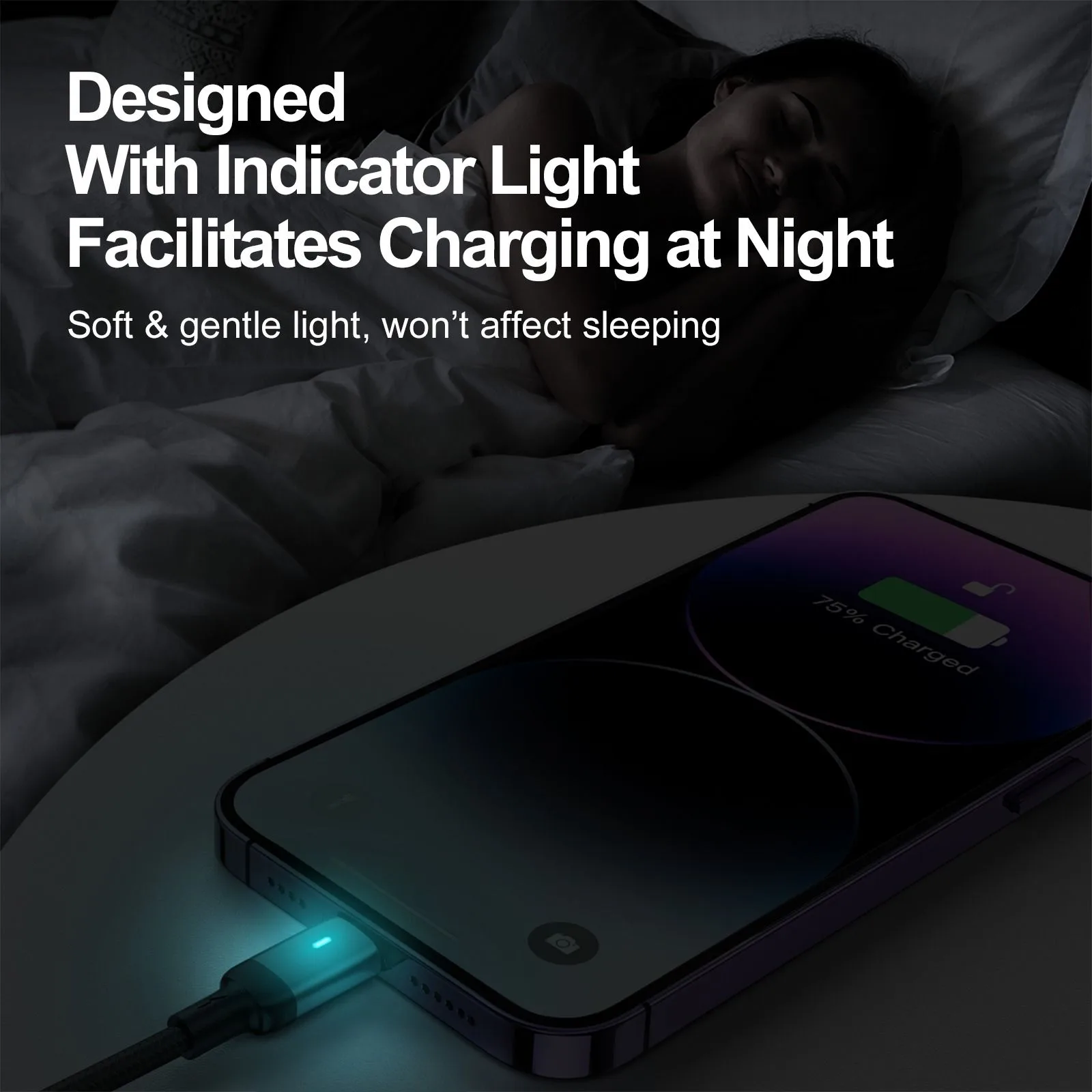 كابل Joyroom من Type-C إلى Lightning مجدول بالنايلون - 20 واط