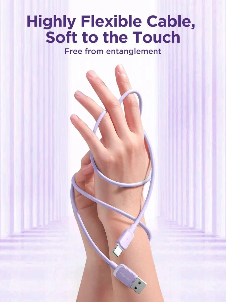 كابل Joyroom من USB-A إلى Type-C للشحن السريع ونقل البيانات - 3 أمبير