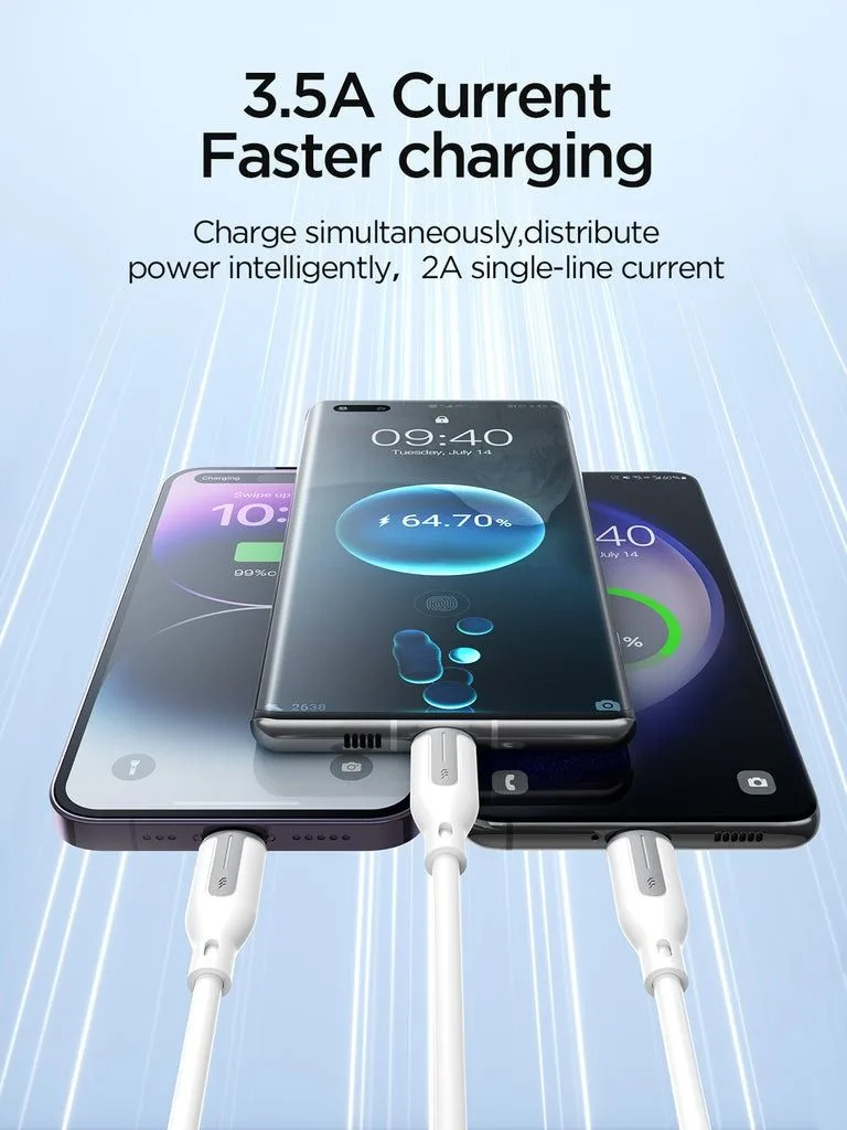 Joyroom 3-in-1 Charging Cable - 3.5A