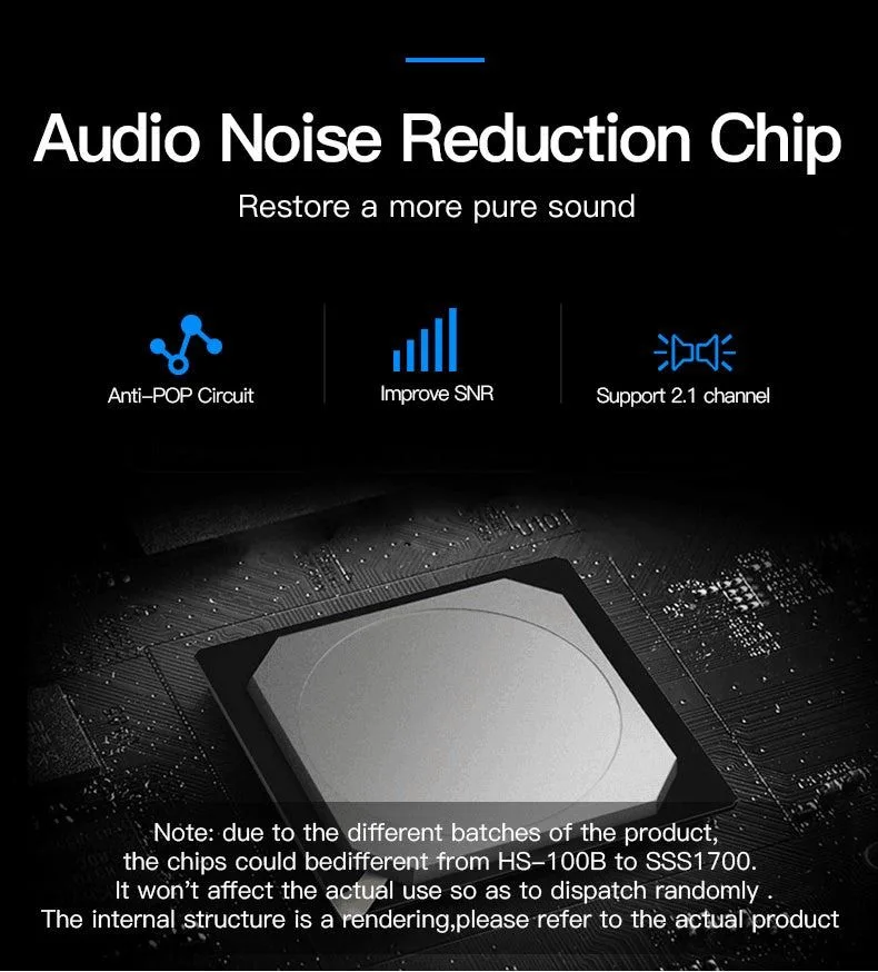 Vention USB External Sound Card Black Metal Type - VAB-S16-B