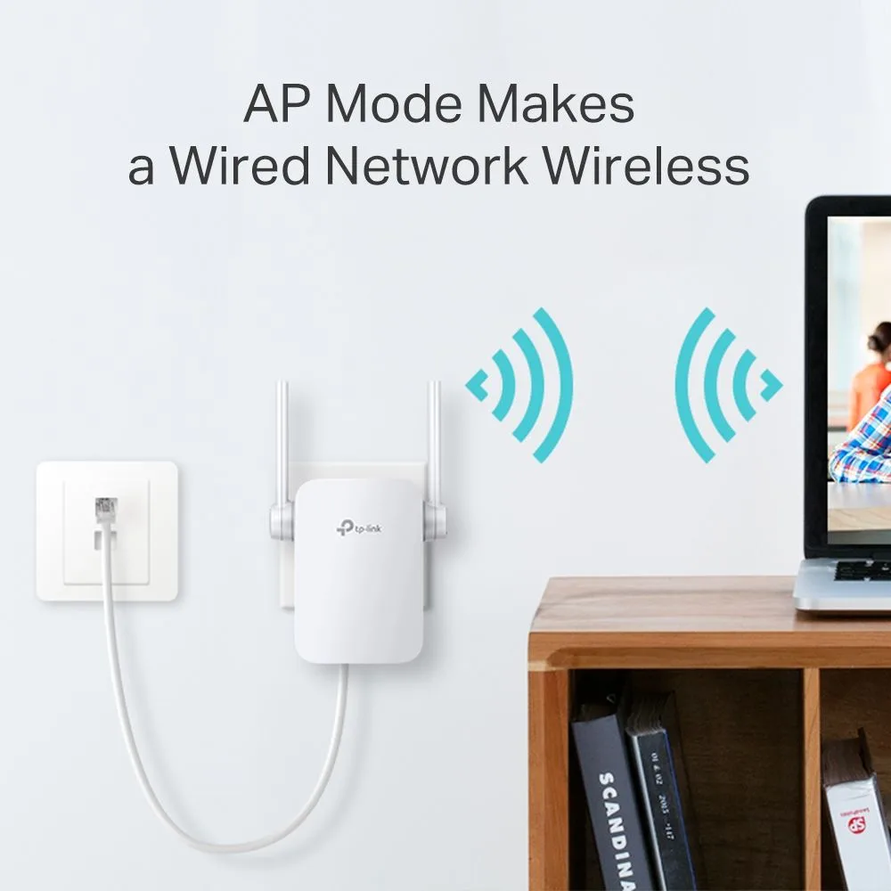 TP-Link AC1200 Mesh Wi-Fi Range Extender - RE305