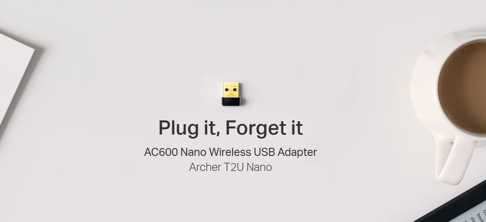 محوّل USB لاسلكي TP-Link Archer T2U Nano بسرعة AC600