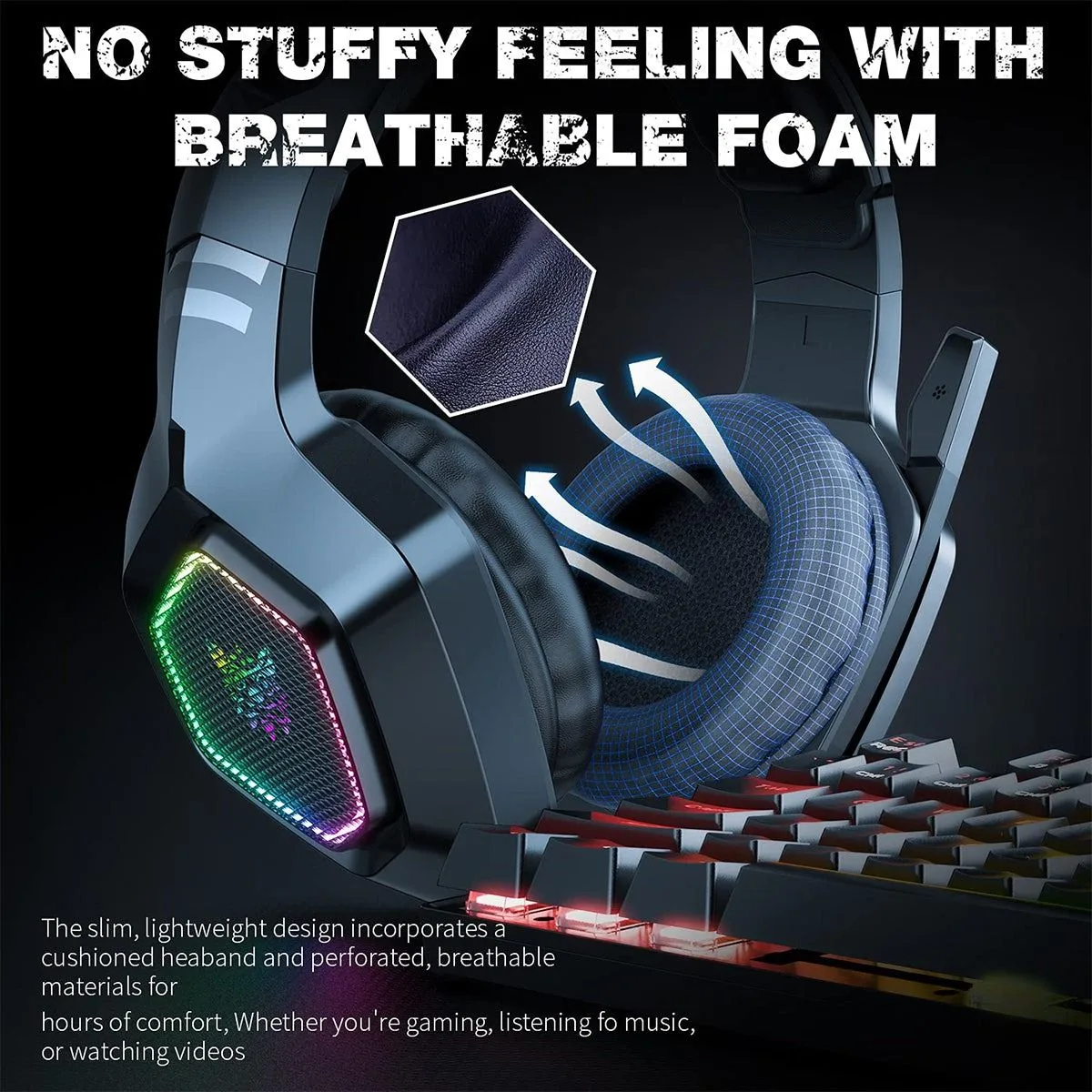 Onikuma K10 Wired Gaming Headset