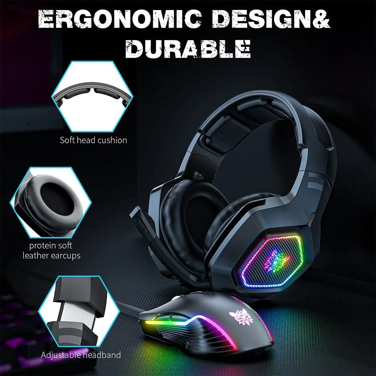 Onikuma K10 Wired Gaming Headset