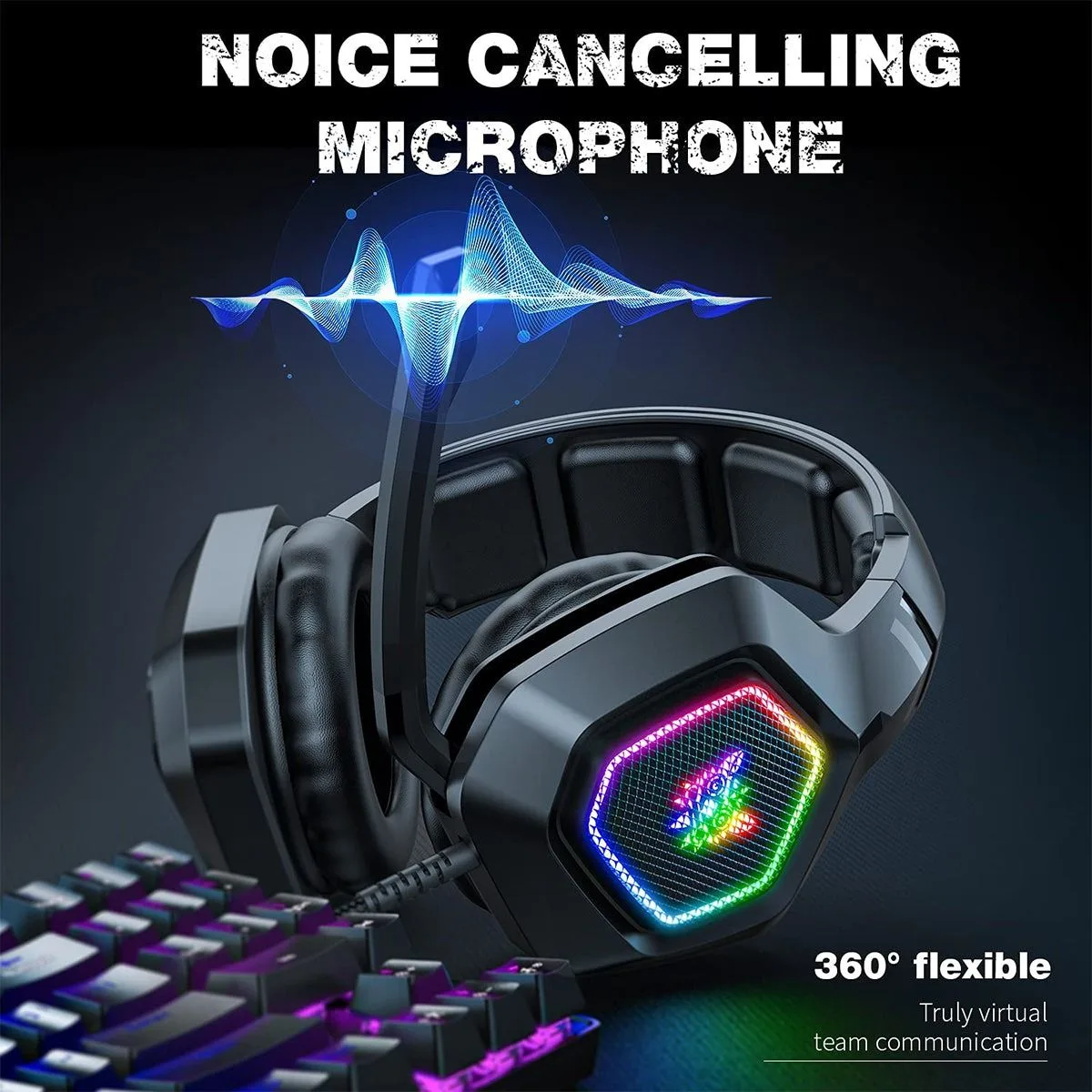 Onikuma K10 Wired Gaming Headset