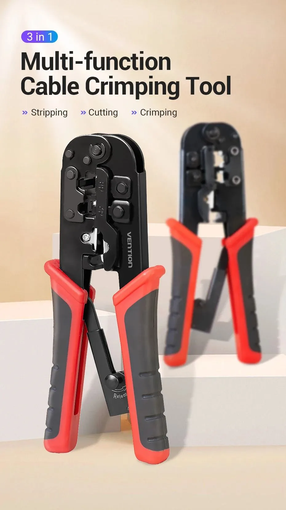 Vention Multi-function Crimping Tool - KEAB0