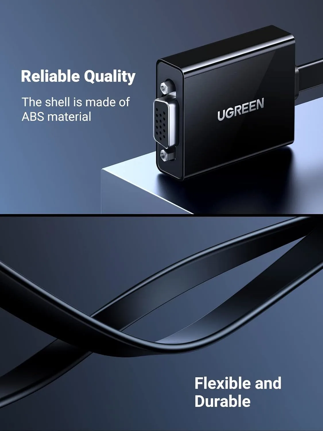 محوّل UGREEN من HDMI إلى VGA - 40248