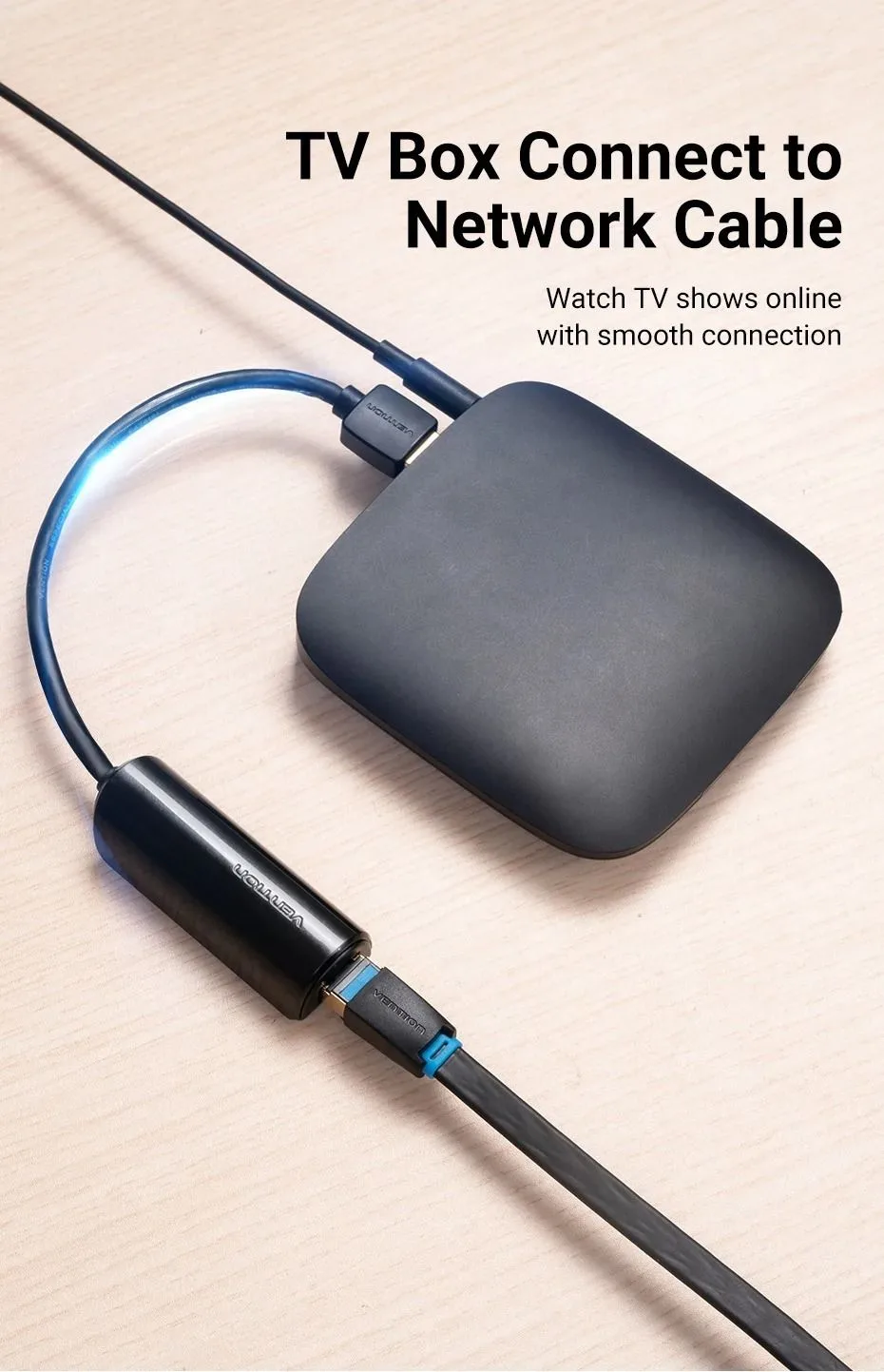 محوّل إيثرنت جيجابت من Vention بمنفذ USB 3.0 - CEHBB