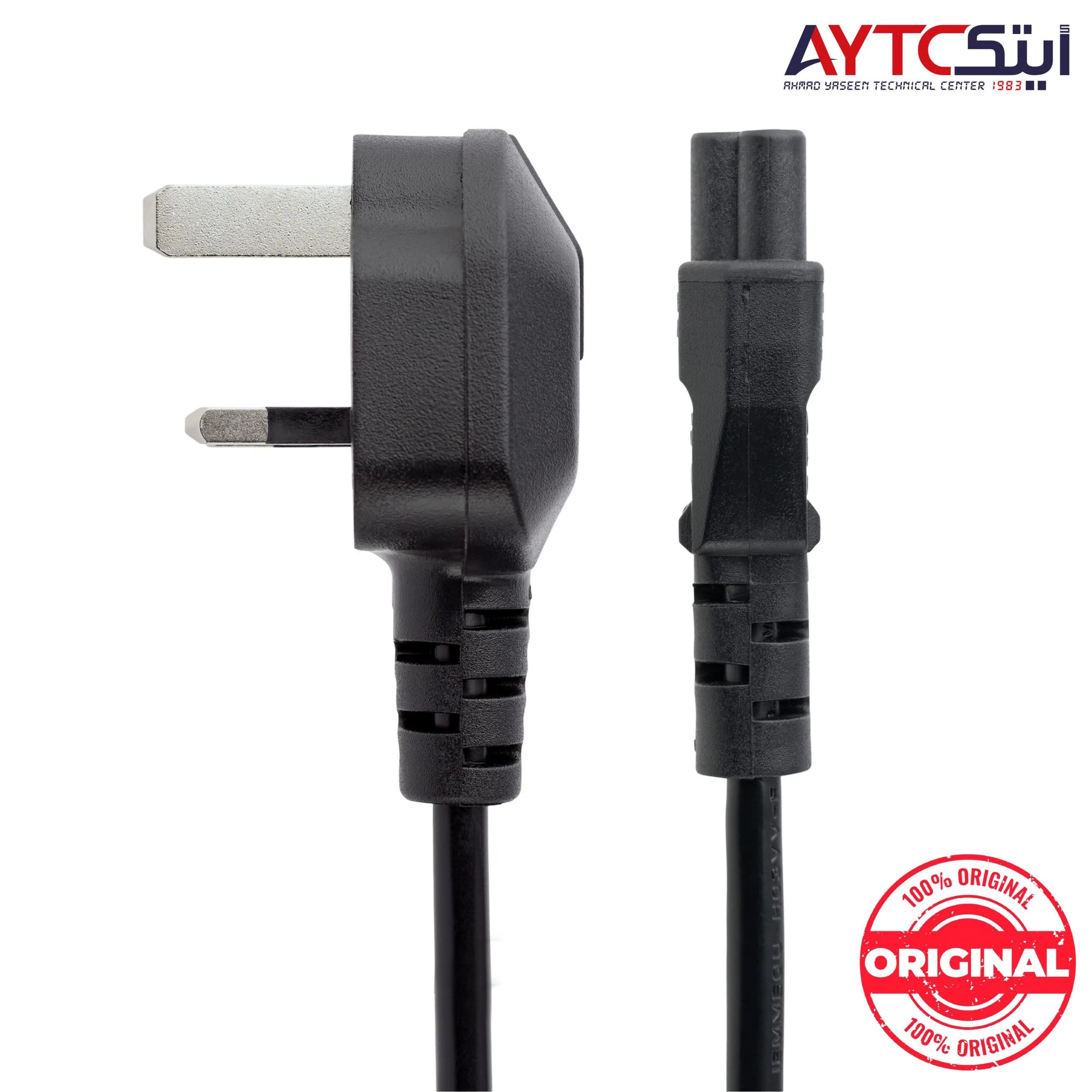 كابل كهرباء أصلي للابتوب بقابس MK بطول 1.5 متر