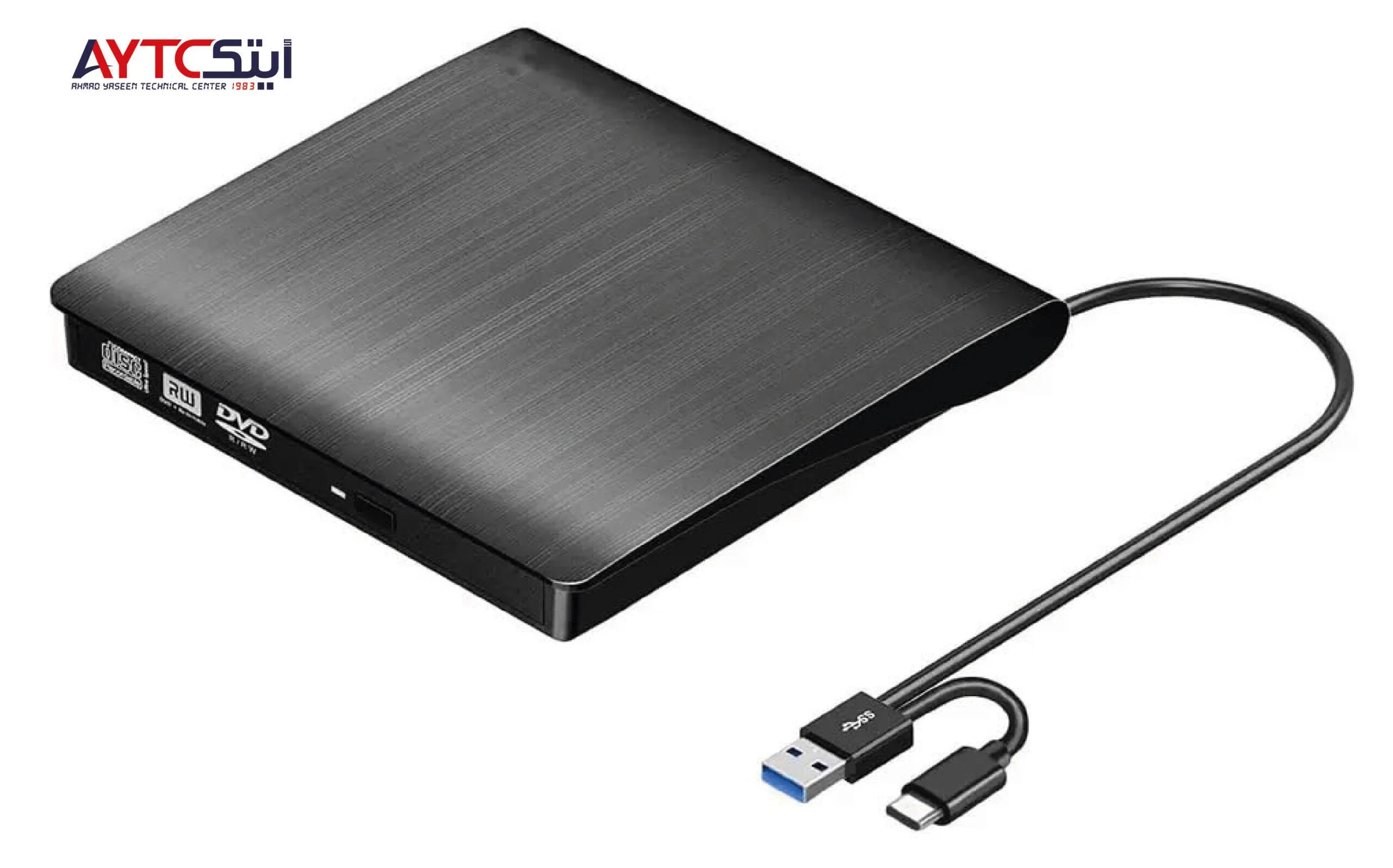 Portable External DVD/CD-Room Drive USB 3.0 + Type-C