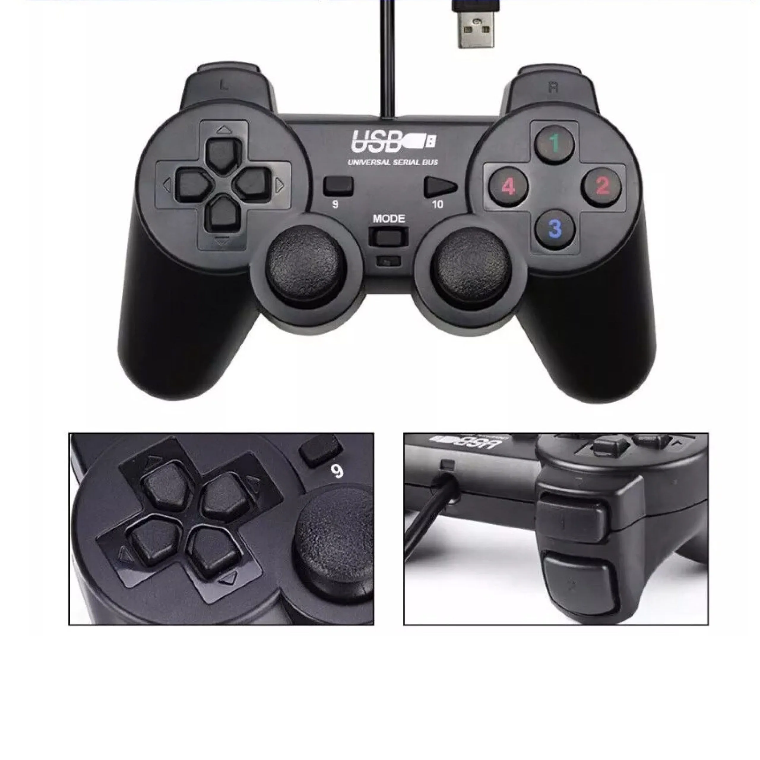 يد تحكم سلكية بمنفذ USB