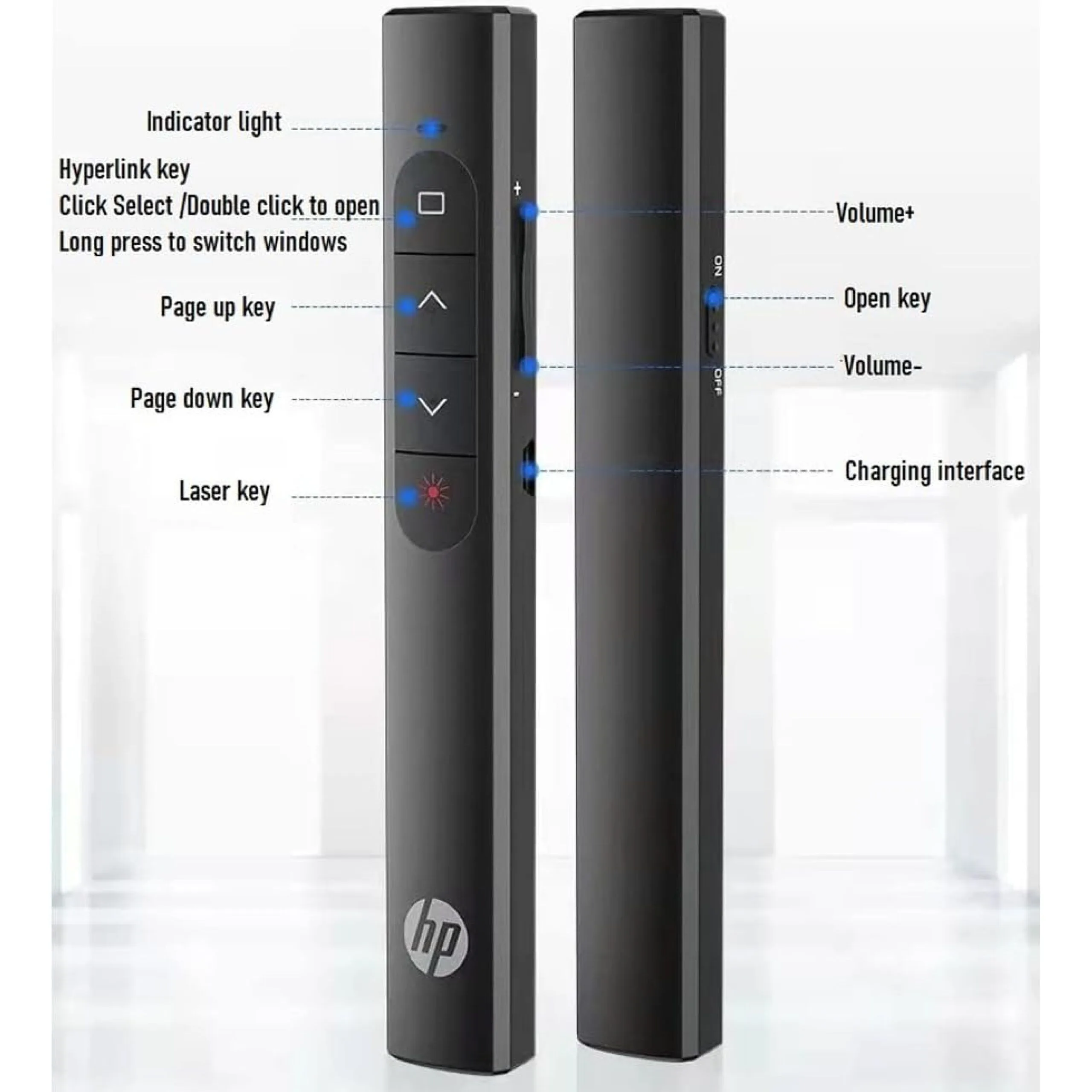 مؤشر عرض لاسلكي HP SS10
