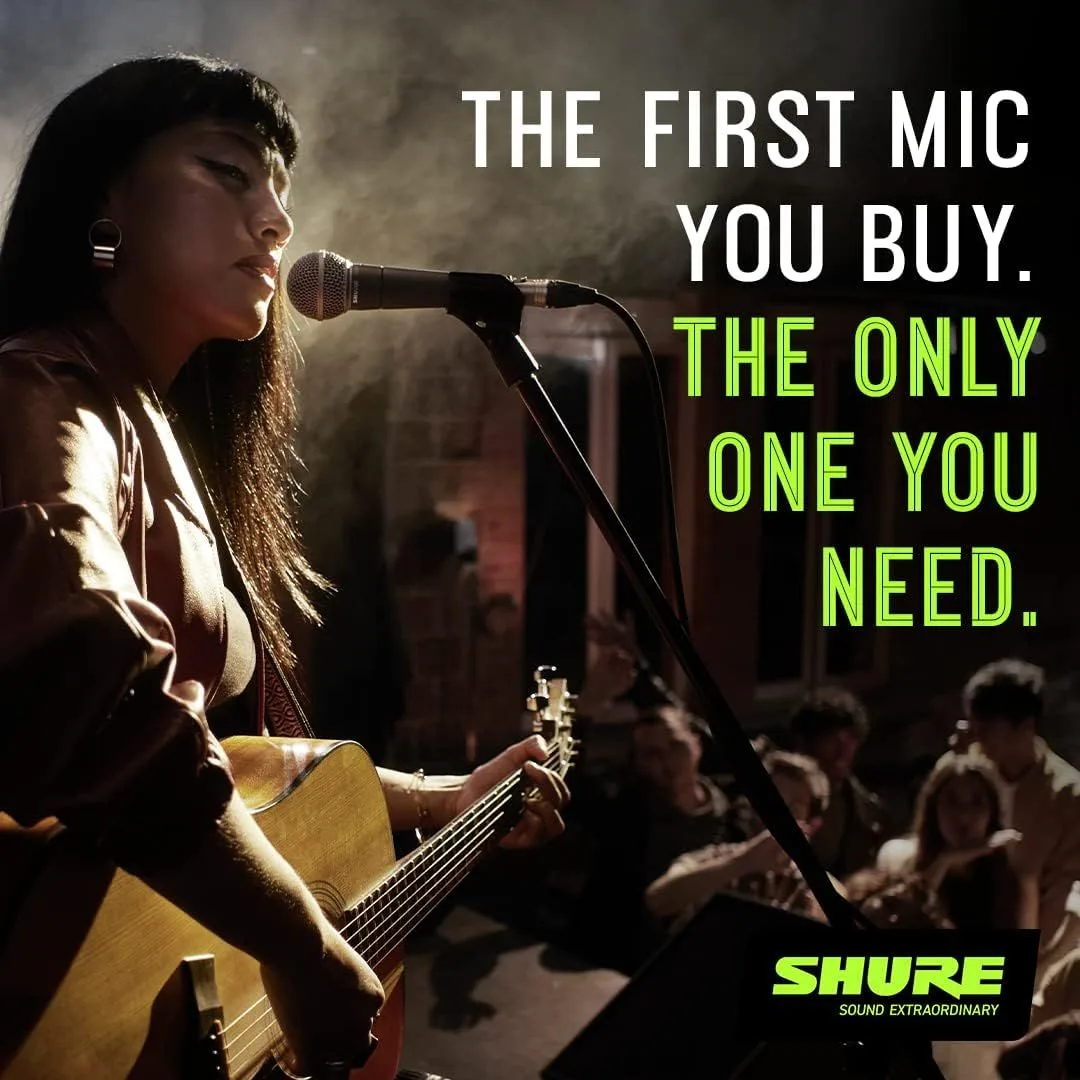 ميكروفون صوتي Shure SM58 الأسطوري