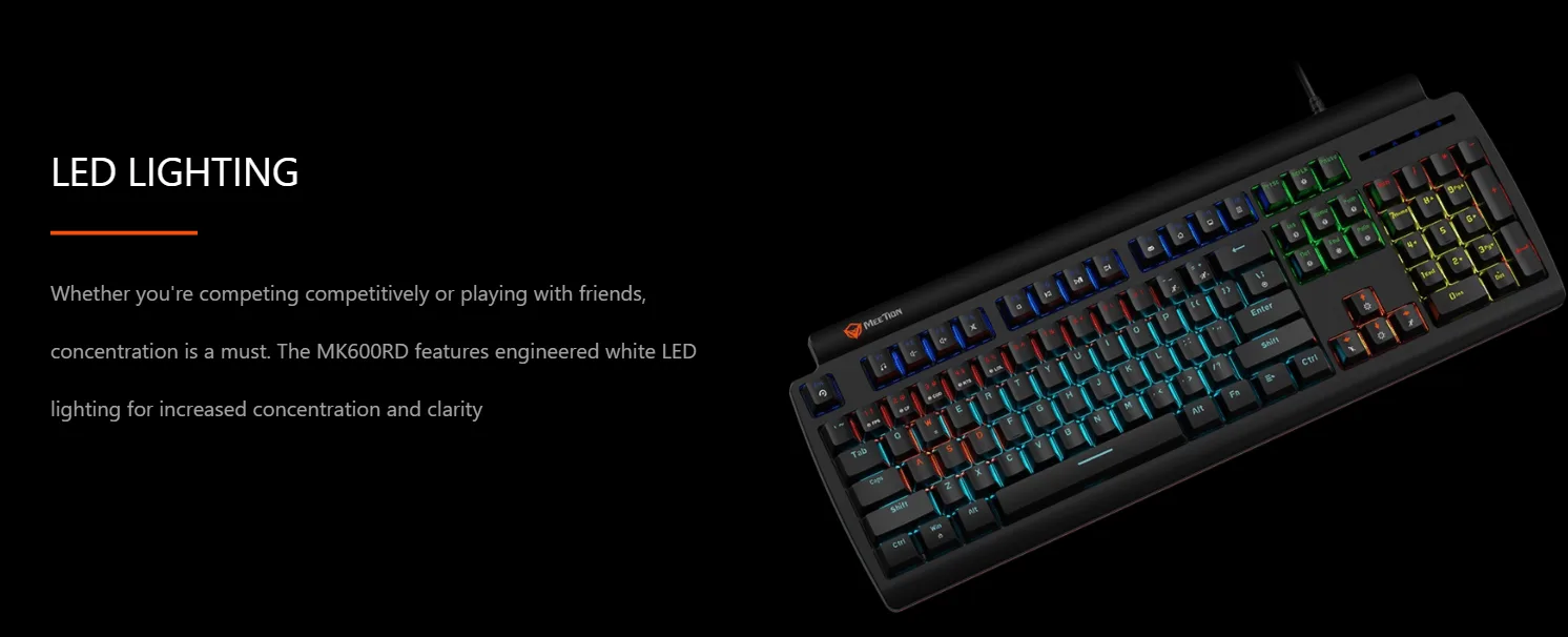 كيبورد ميكانيكي Meetion MK600 OLLY GO