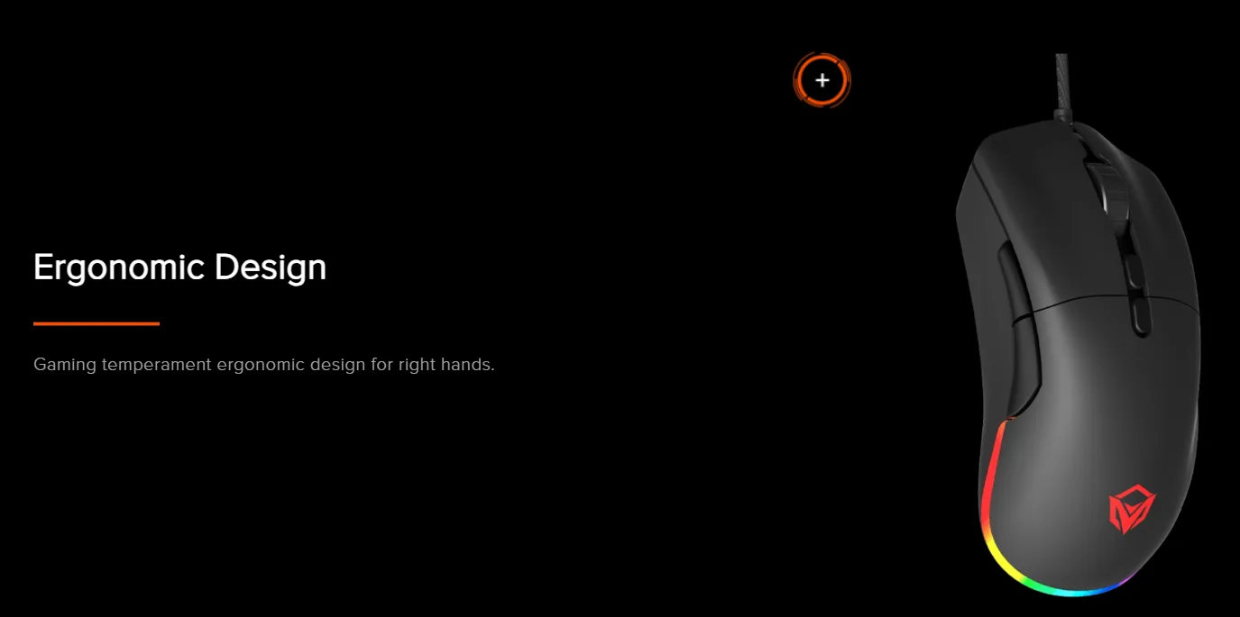 ماوس ألعاب Meetion GM20 بإضاءة RGB