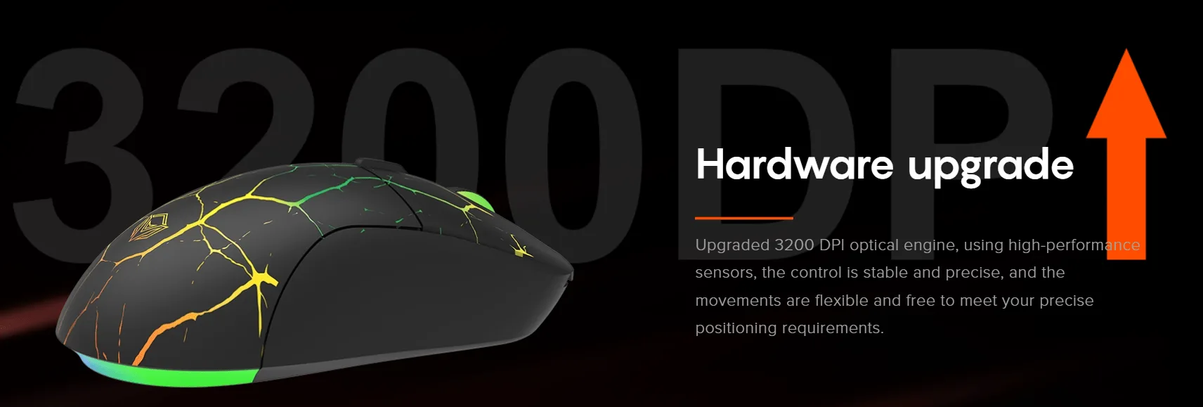 ماوس ألعاب Meetion M930 بإضاءة LED متغيرة