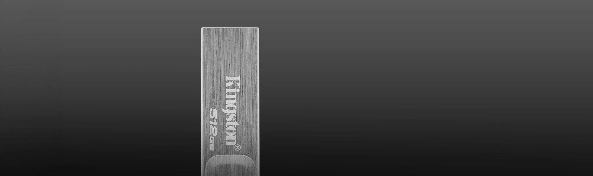 Kingston 256GB DataTraveler Kyson USB A 3.2 Flash Drive - Steel Metal Case Silver