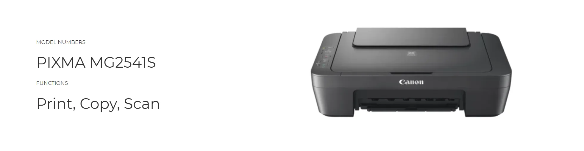 طابعة نافثة للحبر Canon PIXMA MG2541S ملونة A4 - دقة 4800×600