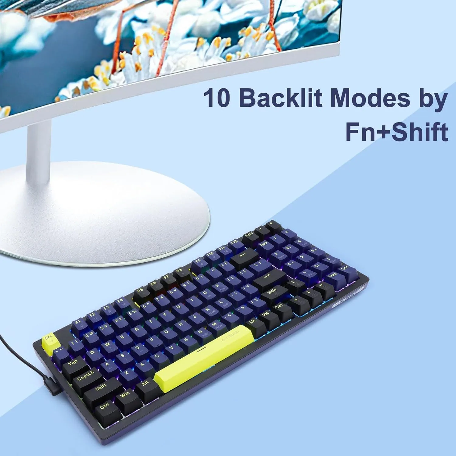 كيبورد ألعاب E-YOOSO Z-94 - مفاتيح Blue Switch