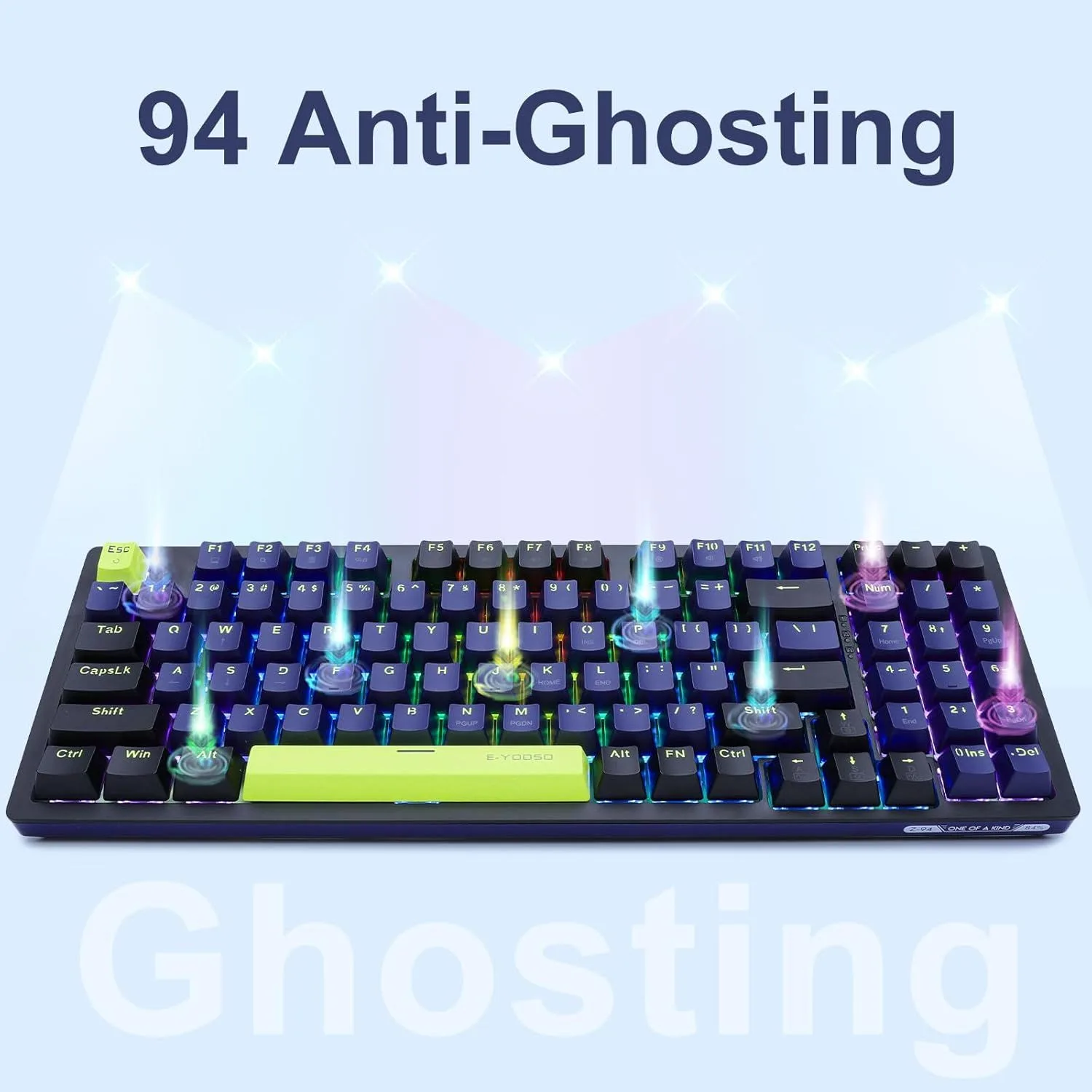 كيبورد ألعاب E-YOOSO Z-94 - مفاتيح Blue Switch