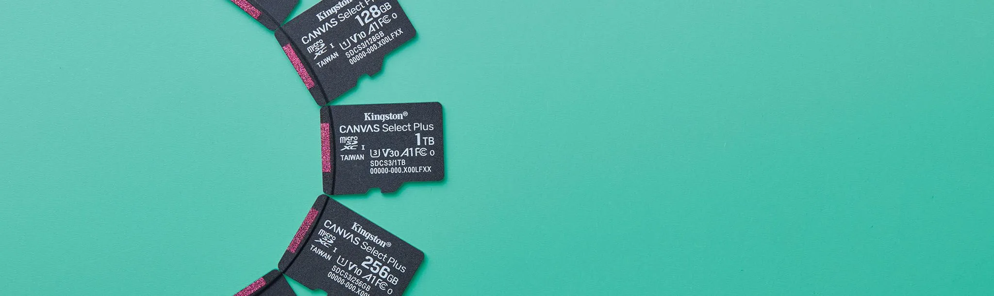 Kingston SDCS3/128GB Memory Card MicroSD Canvas Select Plus 150MB/s A1 Class 10 UHS-I + Adaptor
