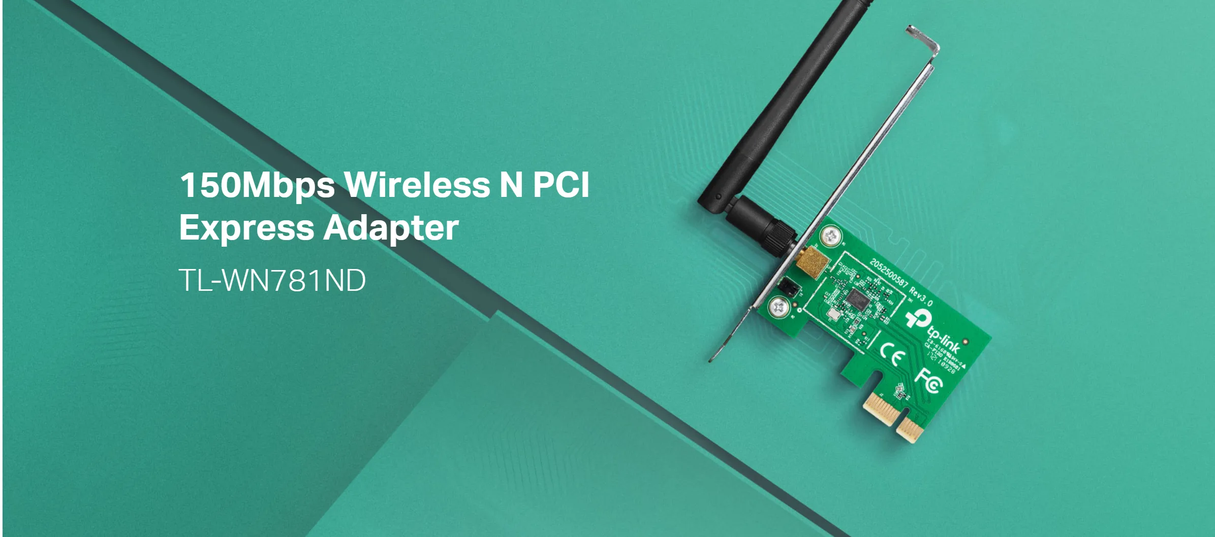 TP-Link 150Mbps Wireless N PCI Express Adapter - TL-WN781ND