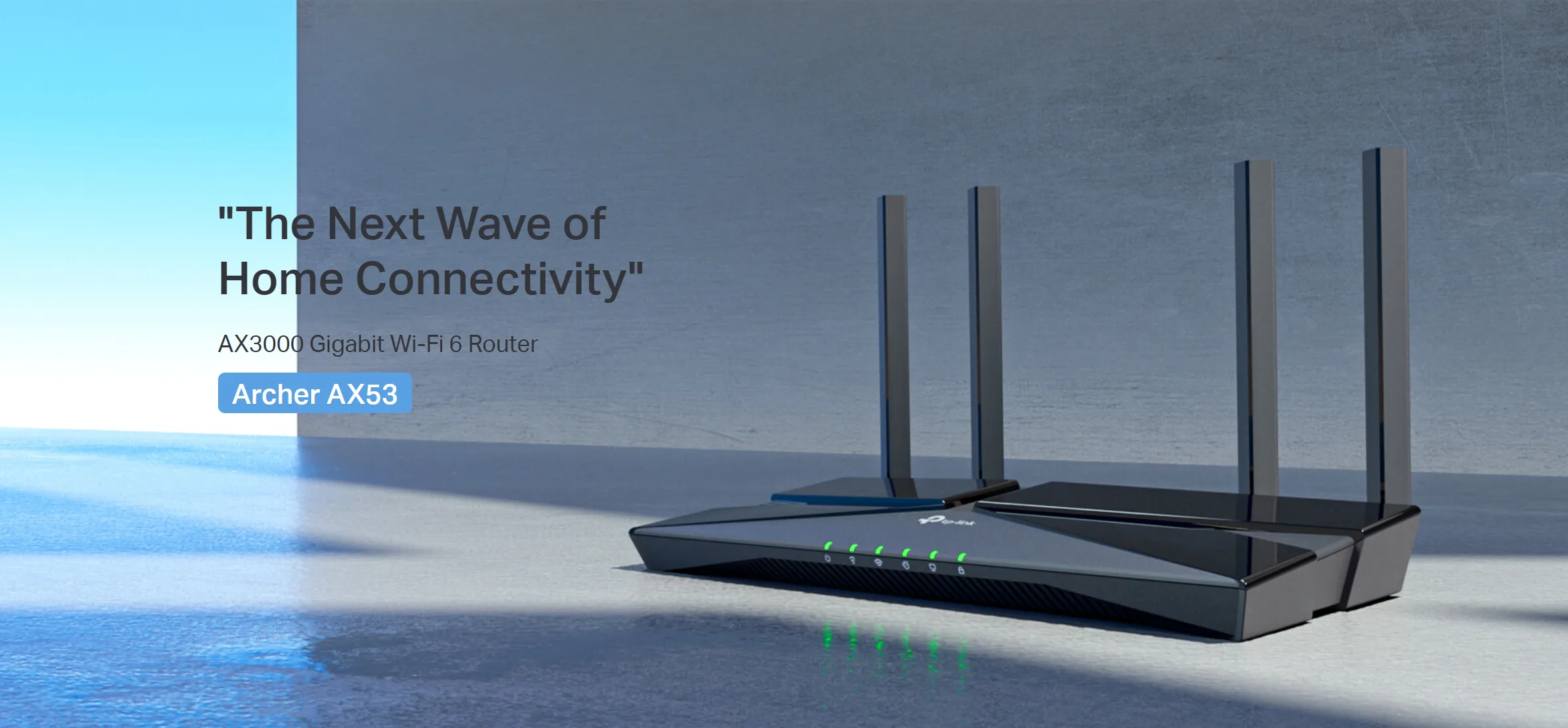 راوتر TP-Link Archer AX53 ثنائي النطاق جيجابت Wi-Fi 6 بسرعة AX3000