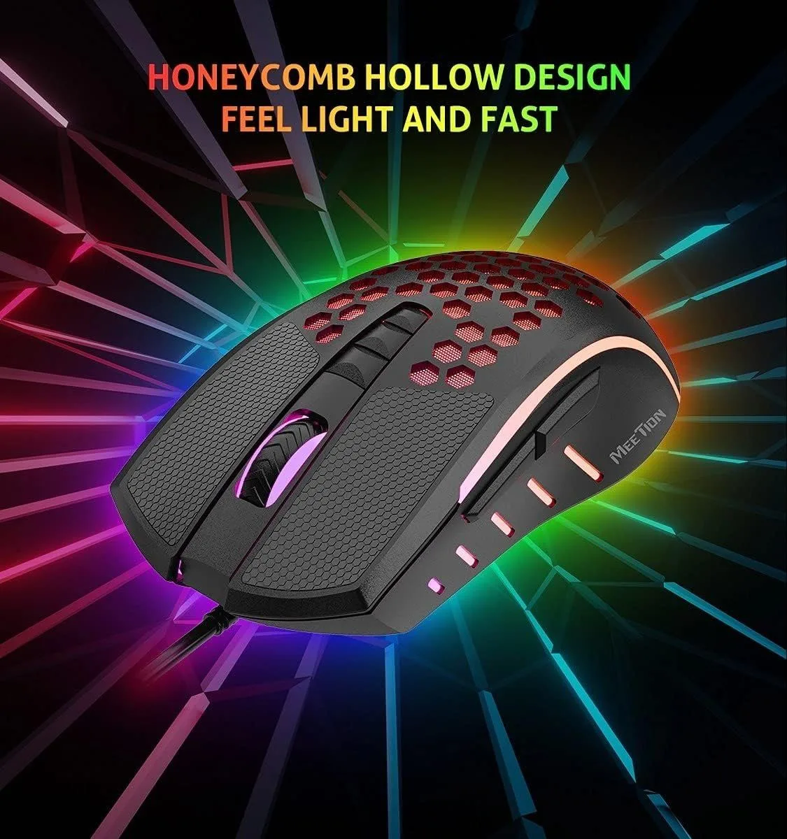 Meetion GM015 RGB Backlight Gaming Mouse