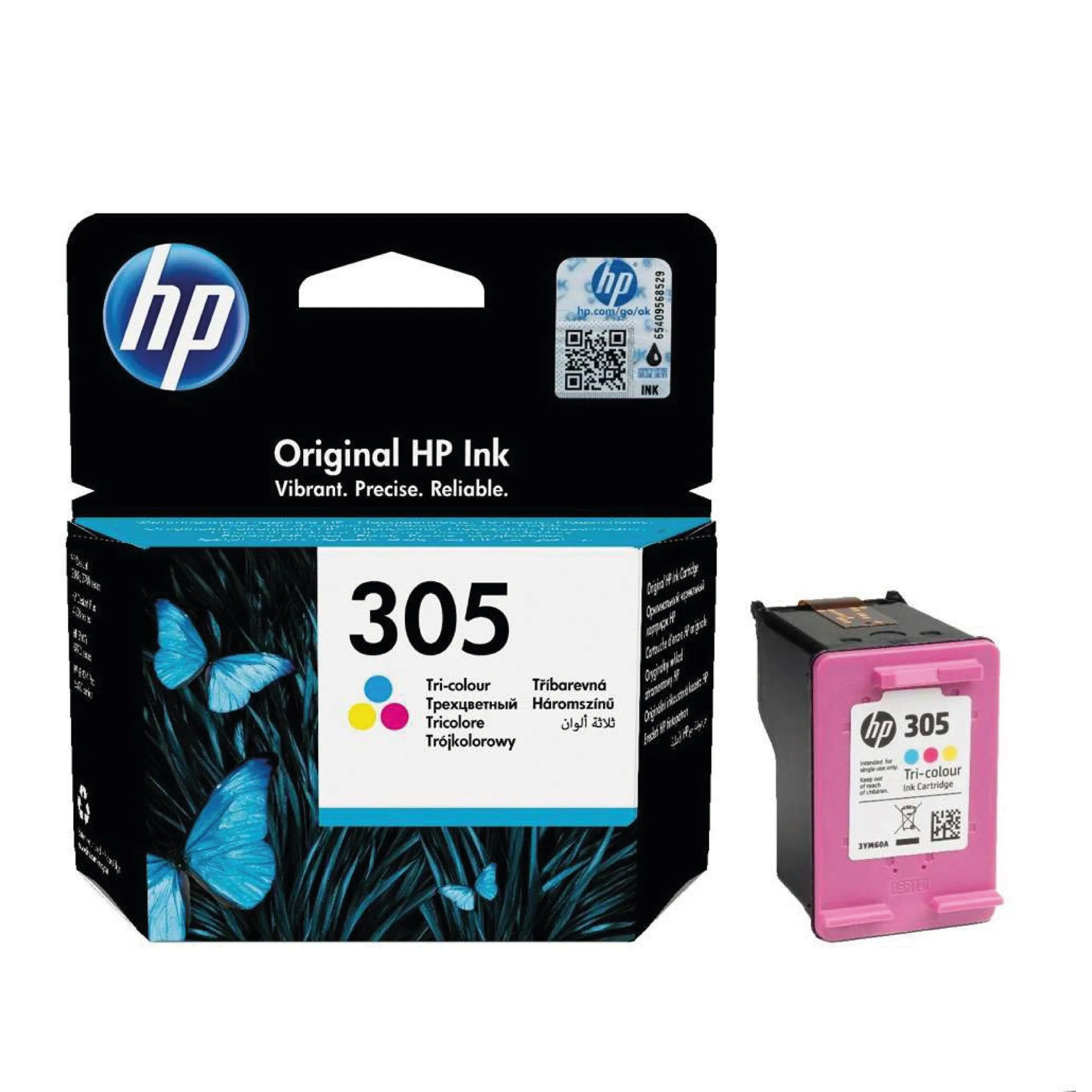 HP 305 Color Original Ink Cartridge - 3YM60AE